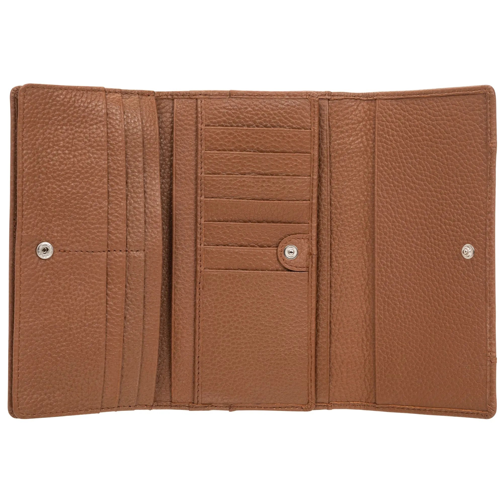 Mancini Pebbled Ladies' RFID Trifold Wallet