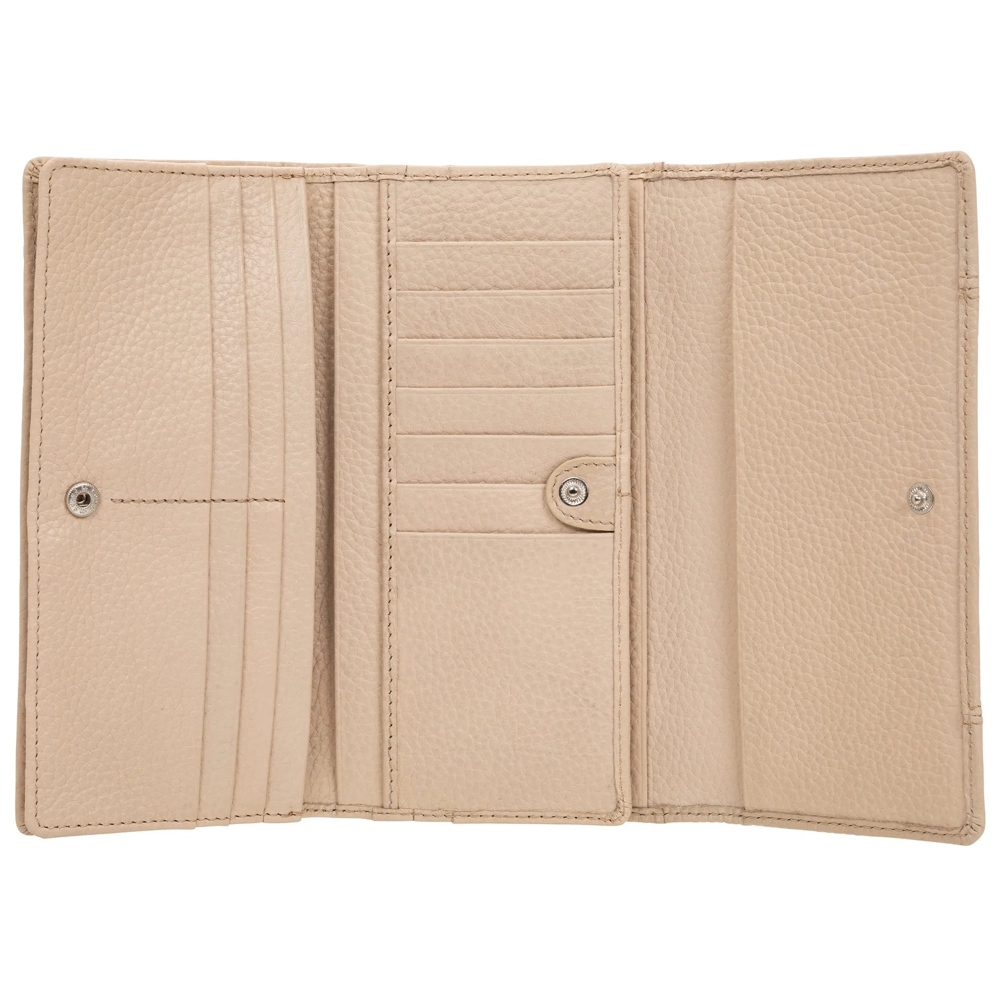 Mancini Pebbled Ladies' RFID Trifold Wallet