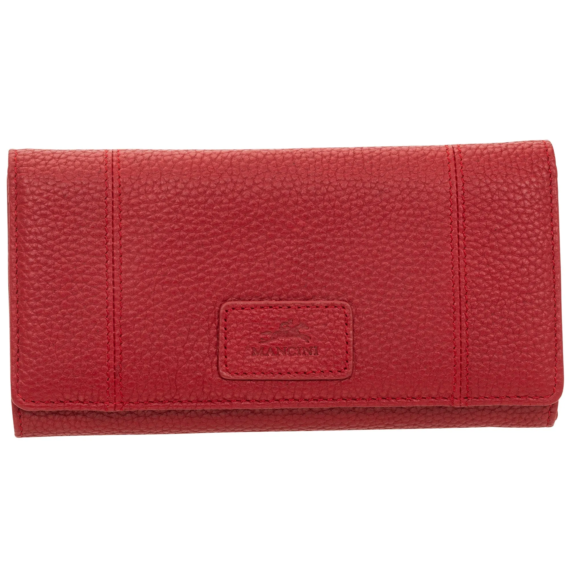 Mancini Pebbled Ladies' RFID Trifold Wallet