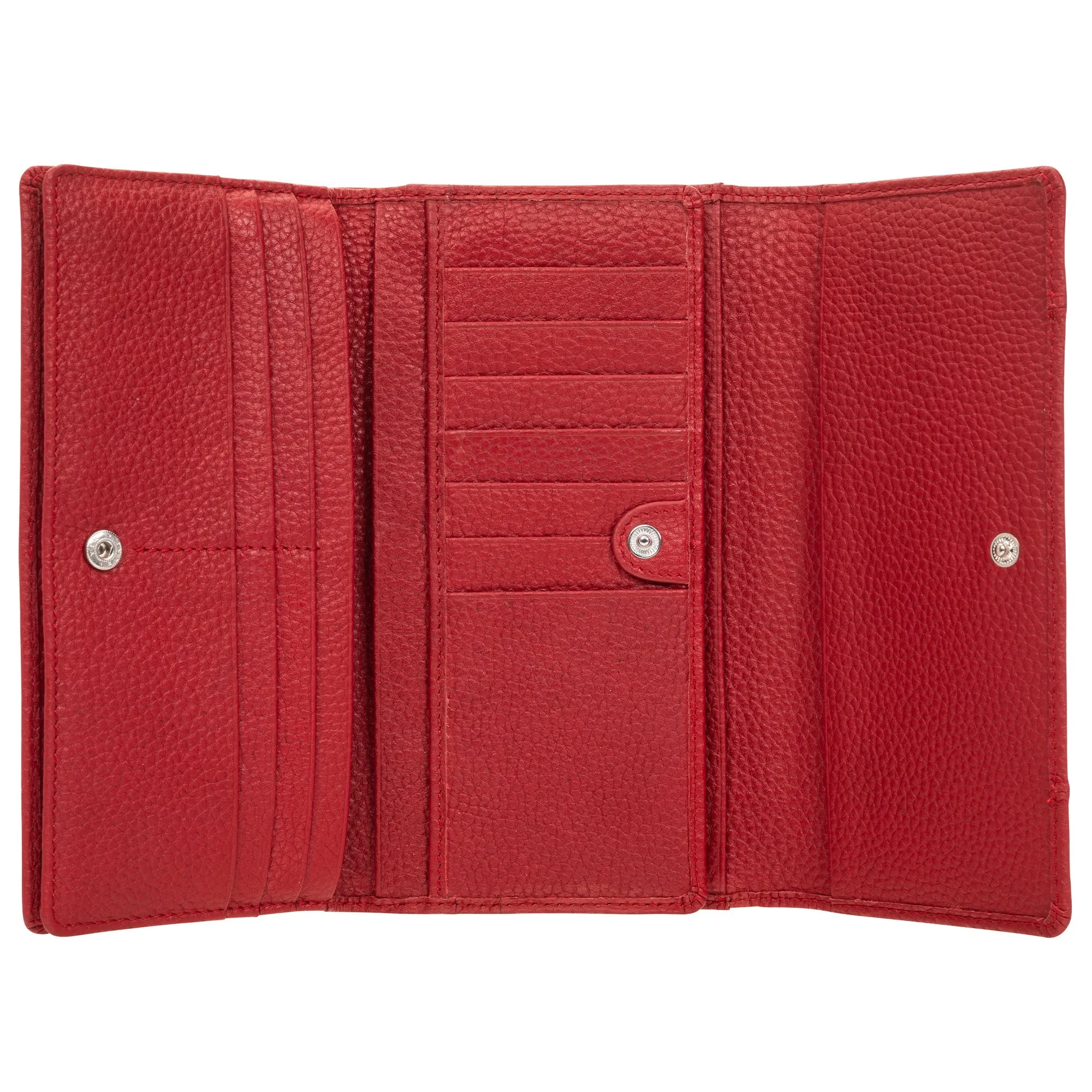 Mancini Pebbled Ladies' RFID Trifold Wallet