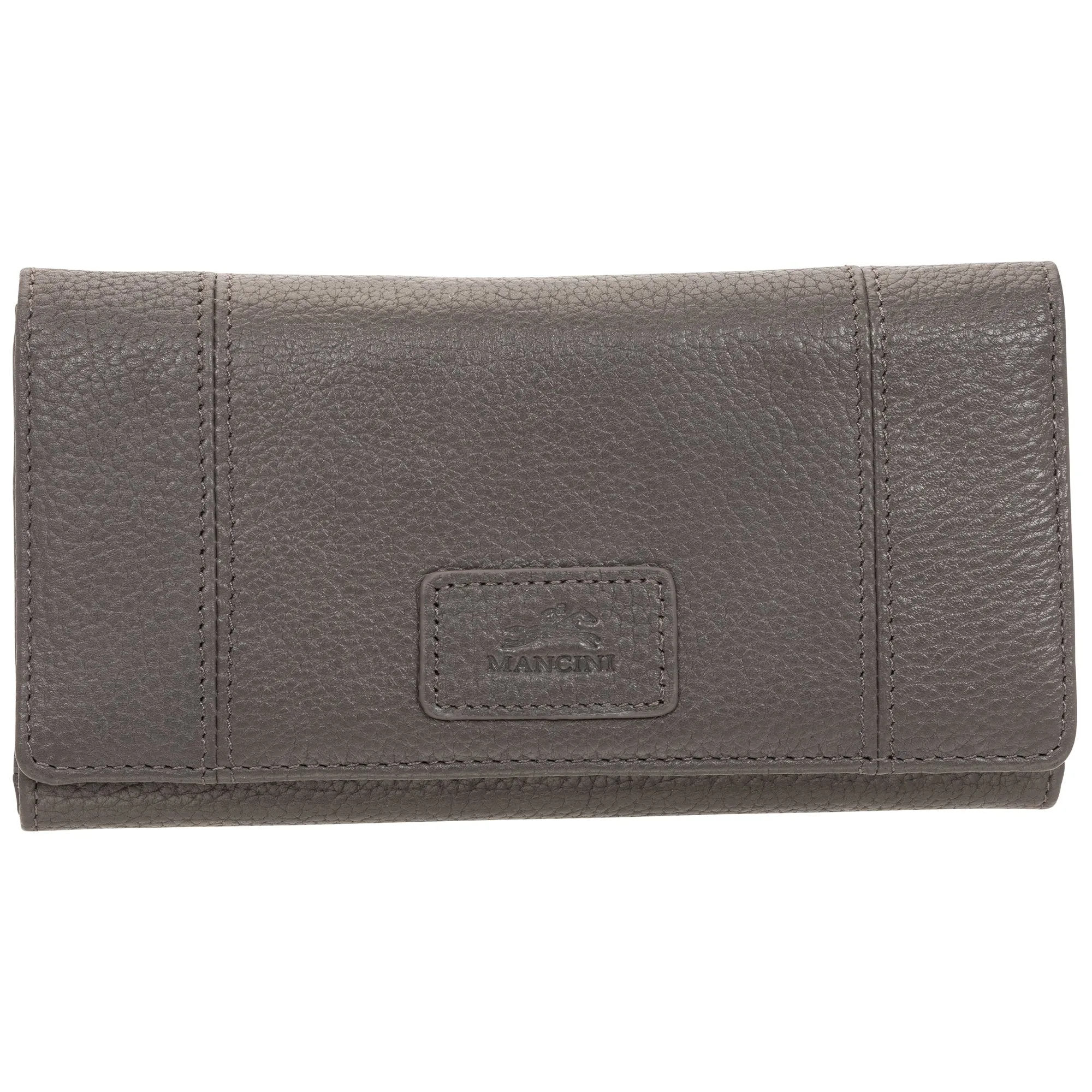 Mancini Pebbled Ladies' RFID Trifold Wallet