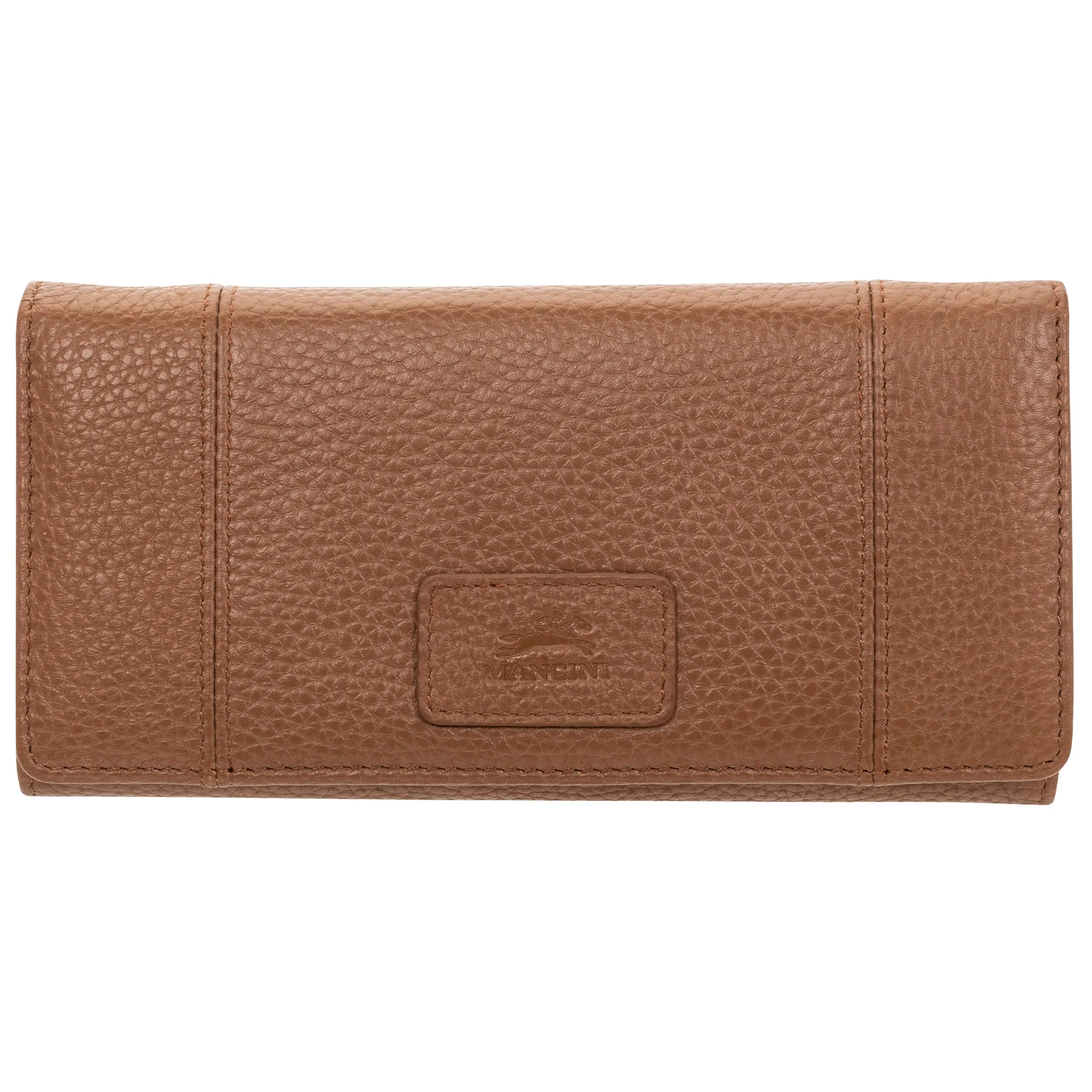 Mancini Pebbled Ladies' RFID Trifold Wallet