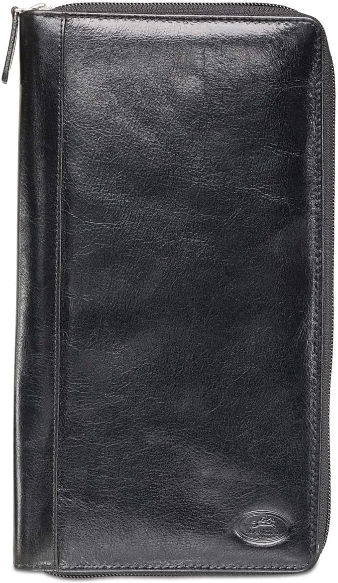 Mancini RFID Secure Deluxe Passport / Travel Organizer