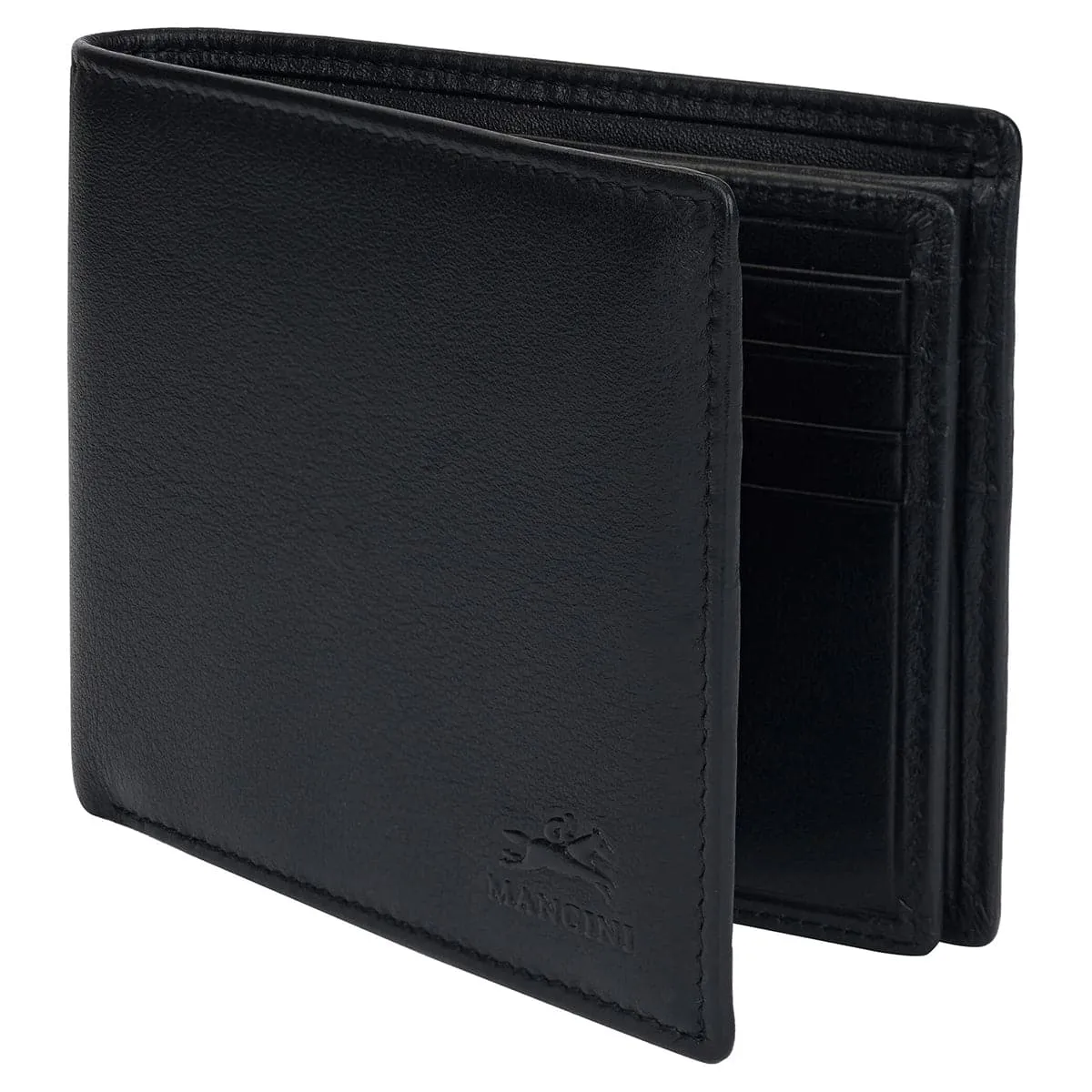 Mancini Sonoma RFID Secure Center Bifold Men's Wallet