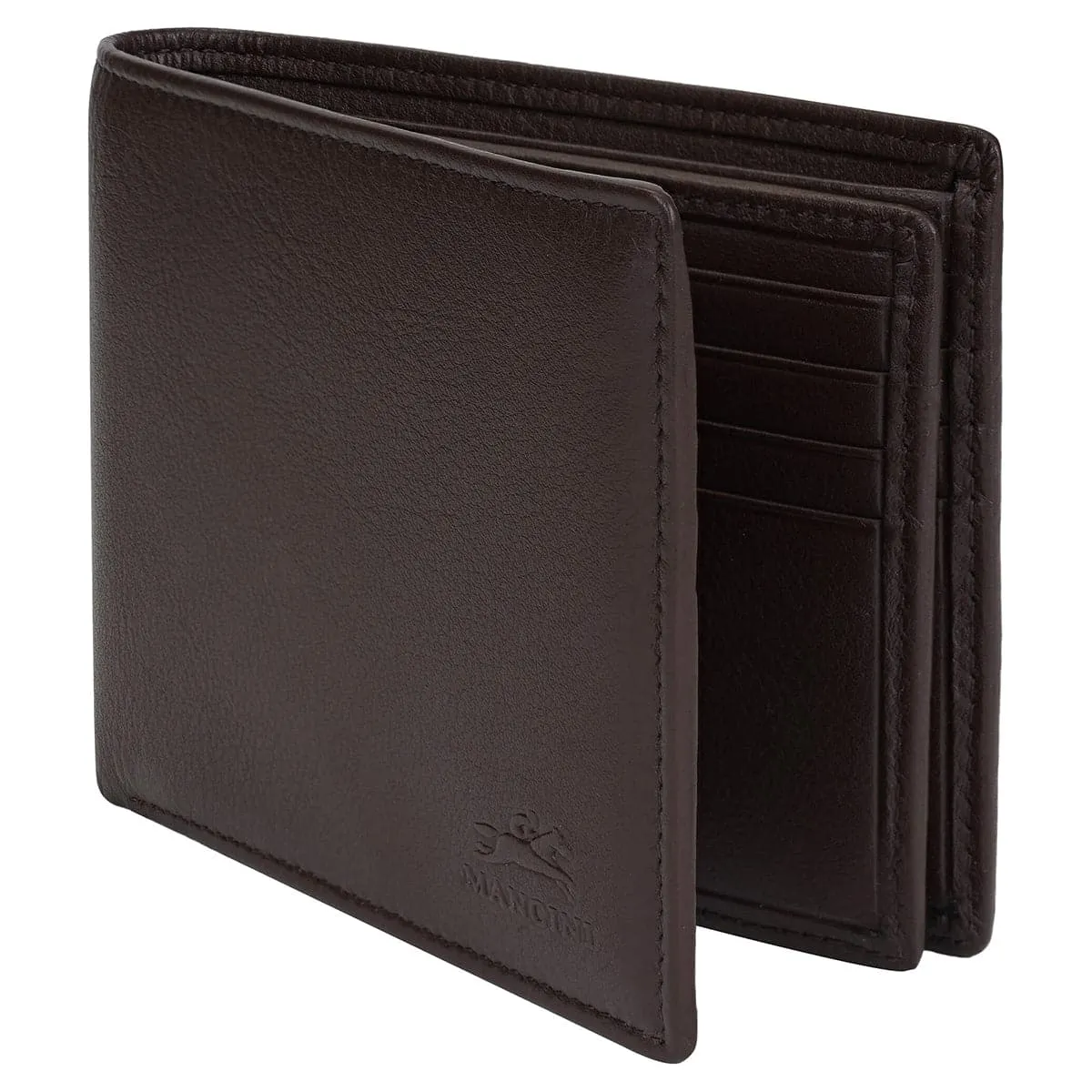 Mancini Sonoma RFID Secure Center Bifold Men's Wallet