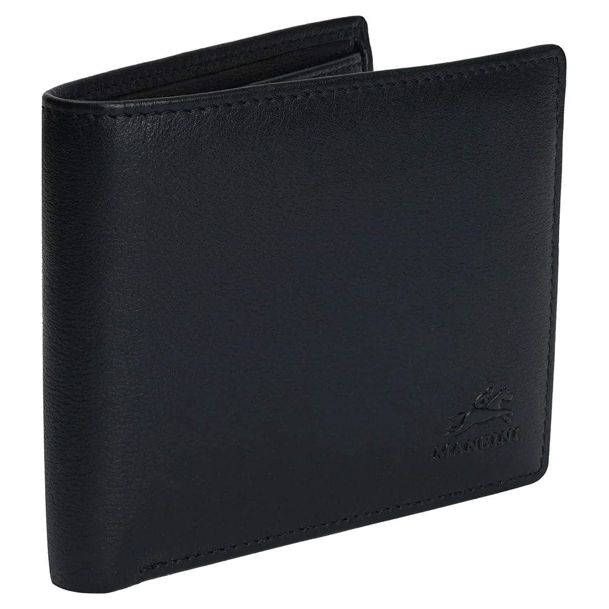 Mancini Sonoma Secure RFID Leather Center Wing Wallet