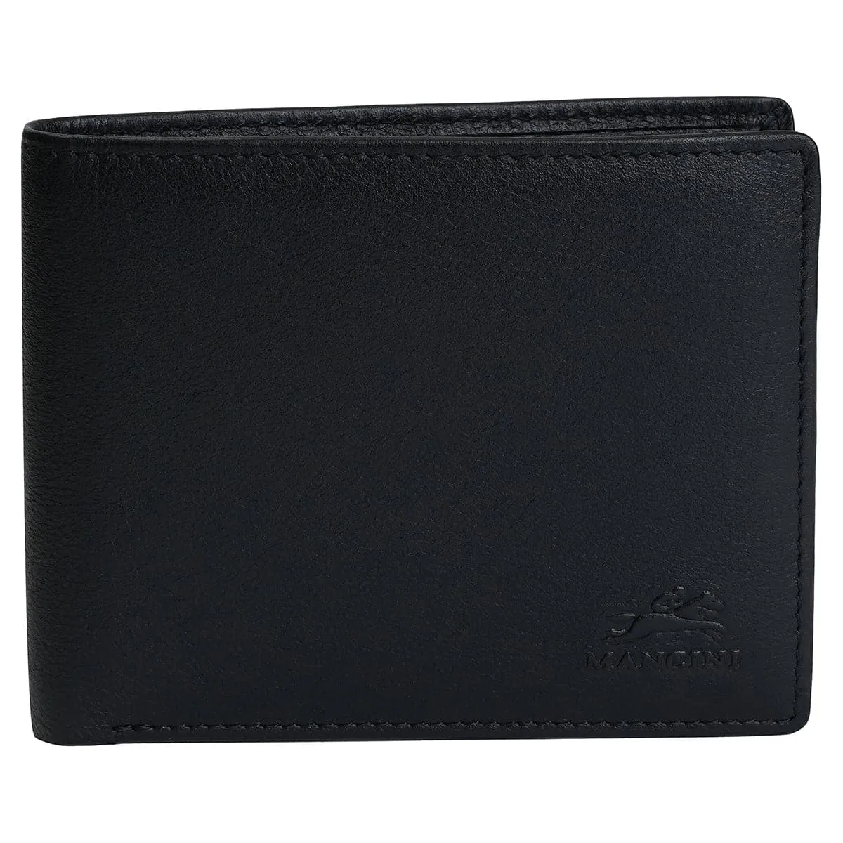 Mancini Sonoma Secure RFID Leather Center Wing Wallet