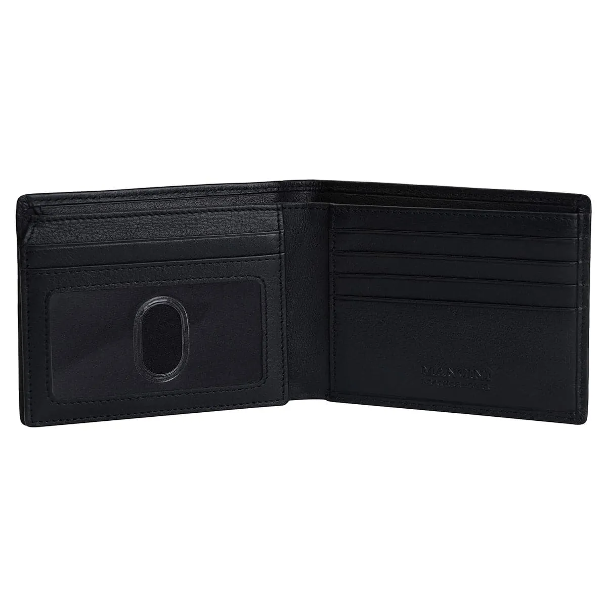 Mancini Sonoma Secure RFID Leather Center Wing Wallet