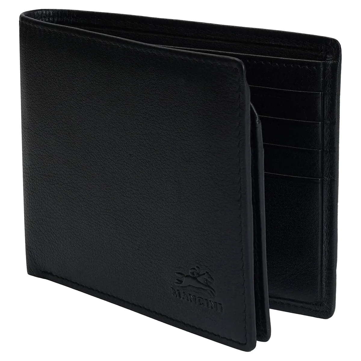 Mancini Sonoma Secure RFID Leather Center Wing Wallet