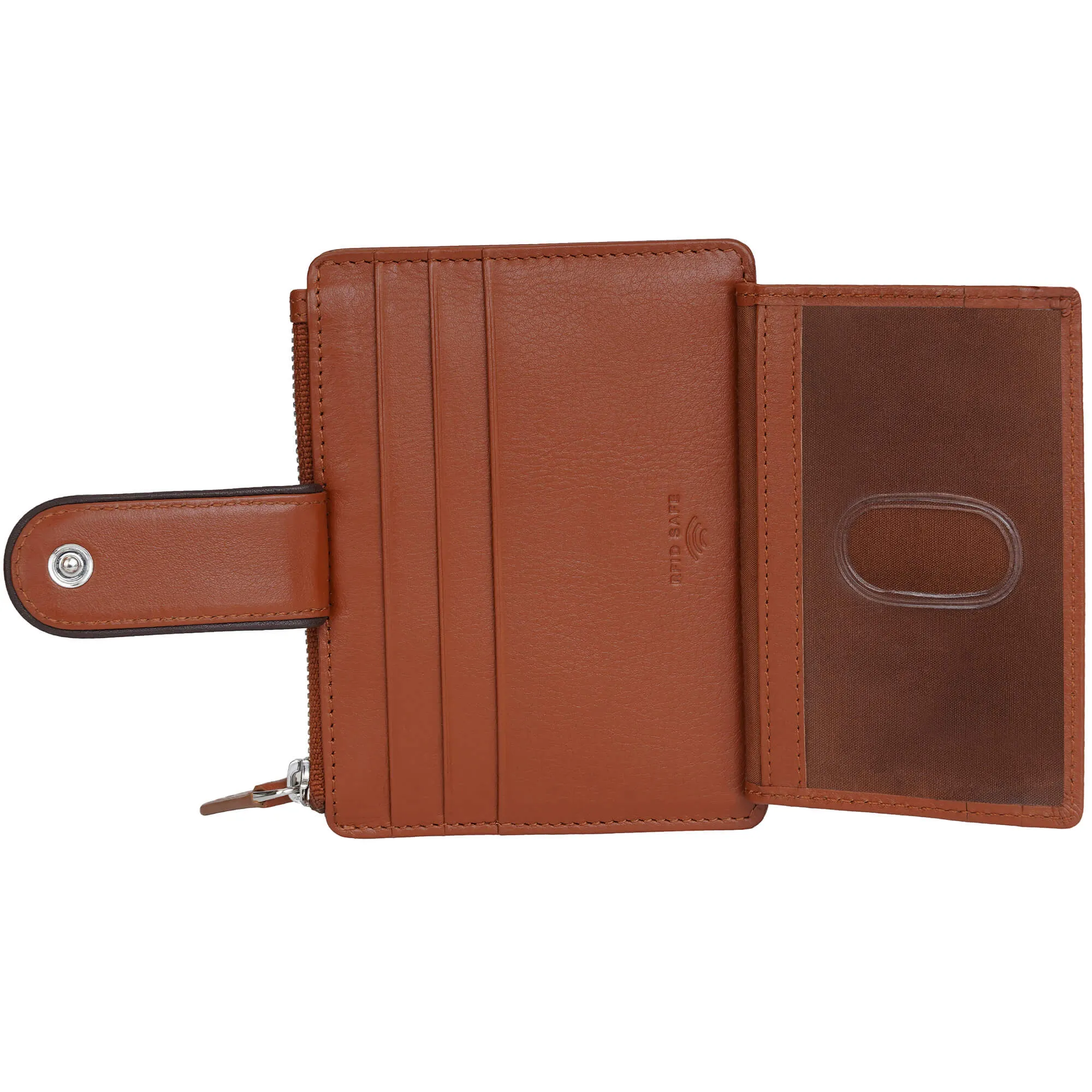 Mancini Sonoma Women's Card Case with Enhanced RFID Protection