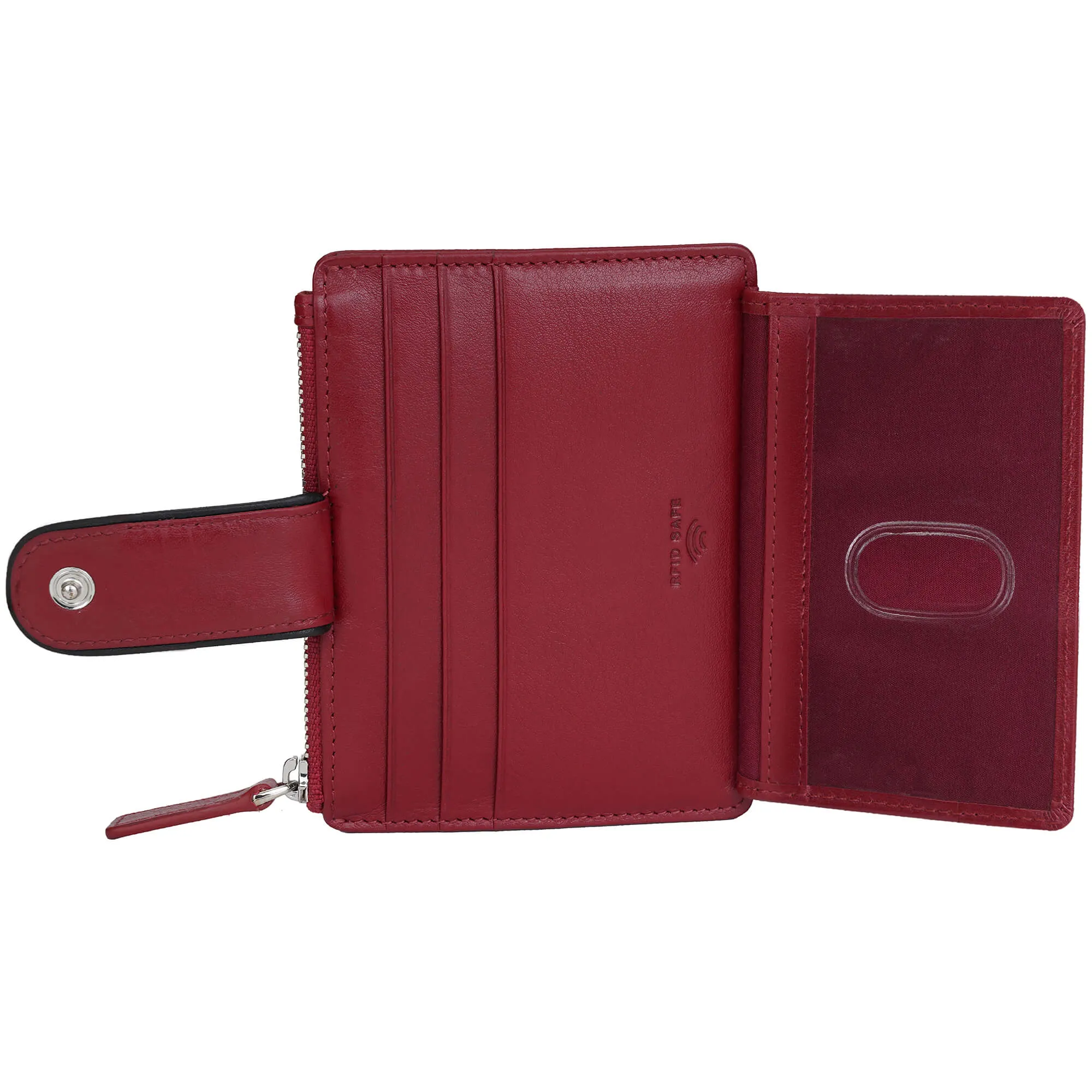 Mancini Sonoma Women's Card Case with Enhanced RFID Protection