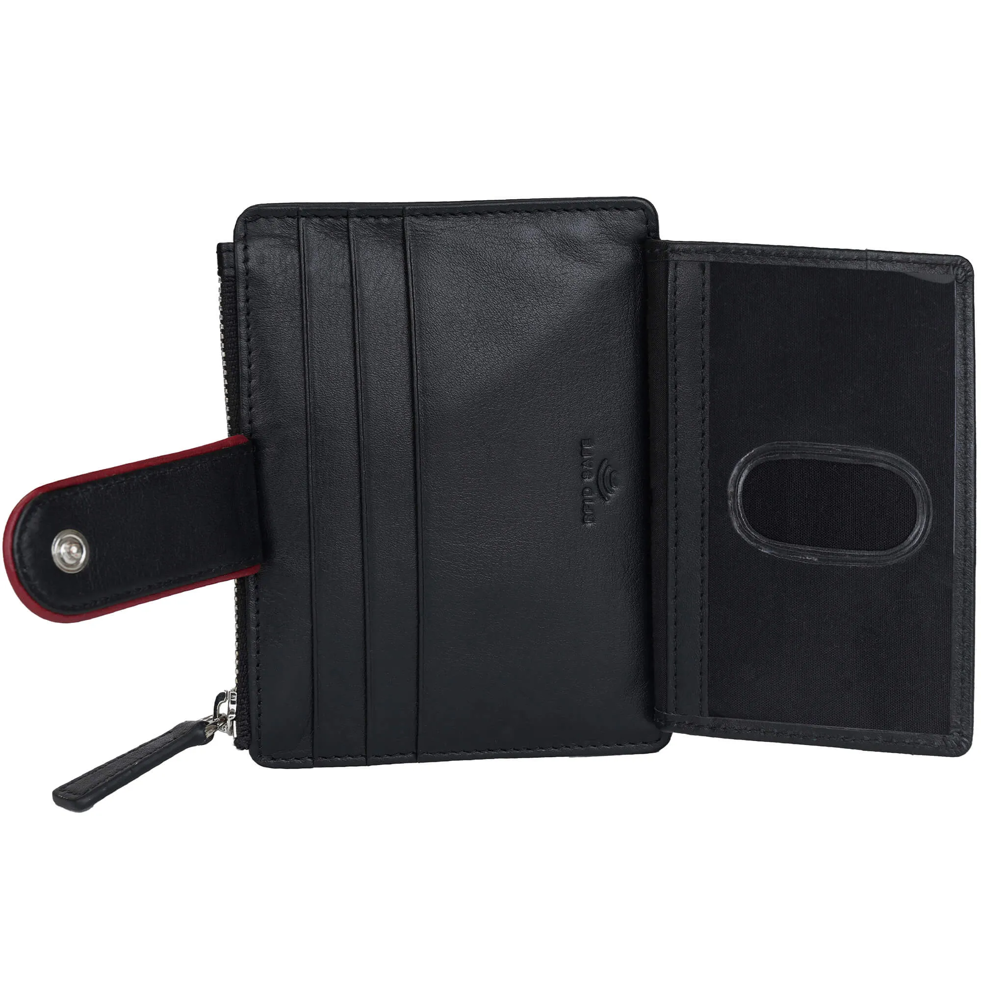 Mancini Sonoma Women's Card Case with Enhanced RFID Protection