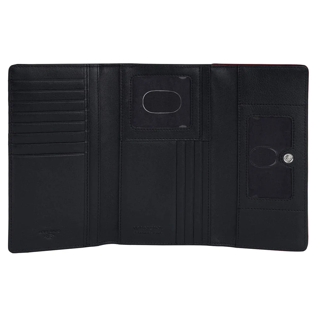 Mancini Sonoma Women's Medium Flapover Clutch Trifold Wallet with RFID Protection