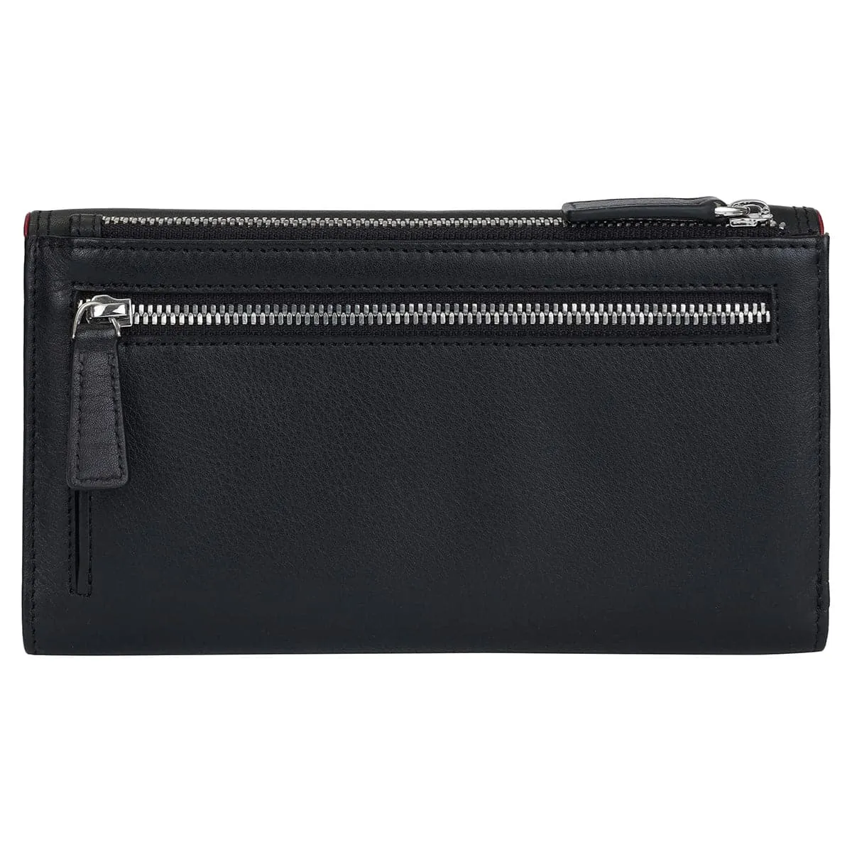 Mancini Sonoma Women's Medium Flapover Clutch Trifold Wallet with RFID Protection