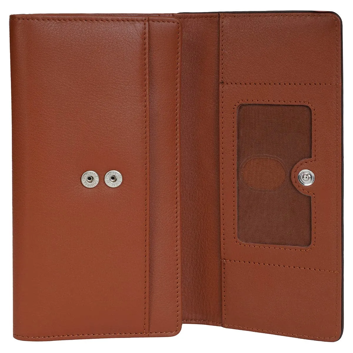 Mancini Sonoma Women's Medium Flapover Clutch Trifold Wallet with RFID Protection