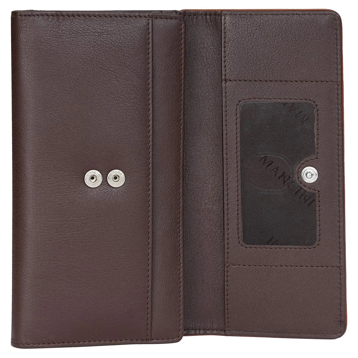Mancini Sonoma Women's Medium Flapover Clutch Trifold Wallet with RFID Protection