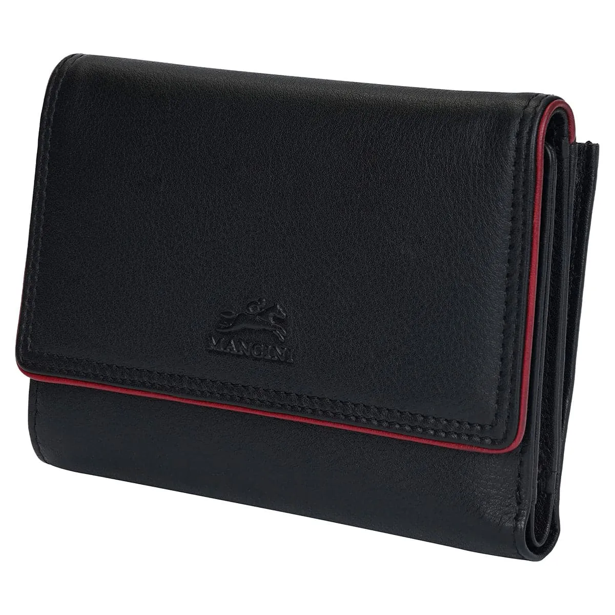 Mancini Sonoma Women's Medium Flapover Clutch Wallet with RFID Protection