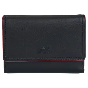 Mancini Sonoma Women's Medium Flapover Clutch Wallet with RFID Protection