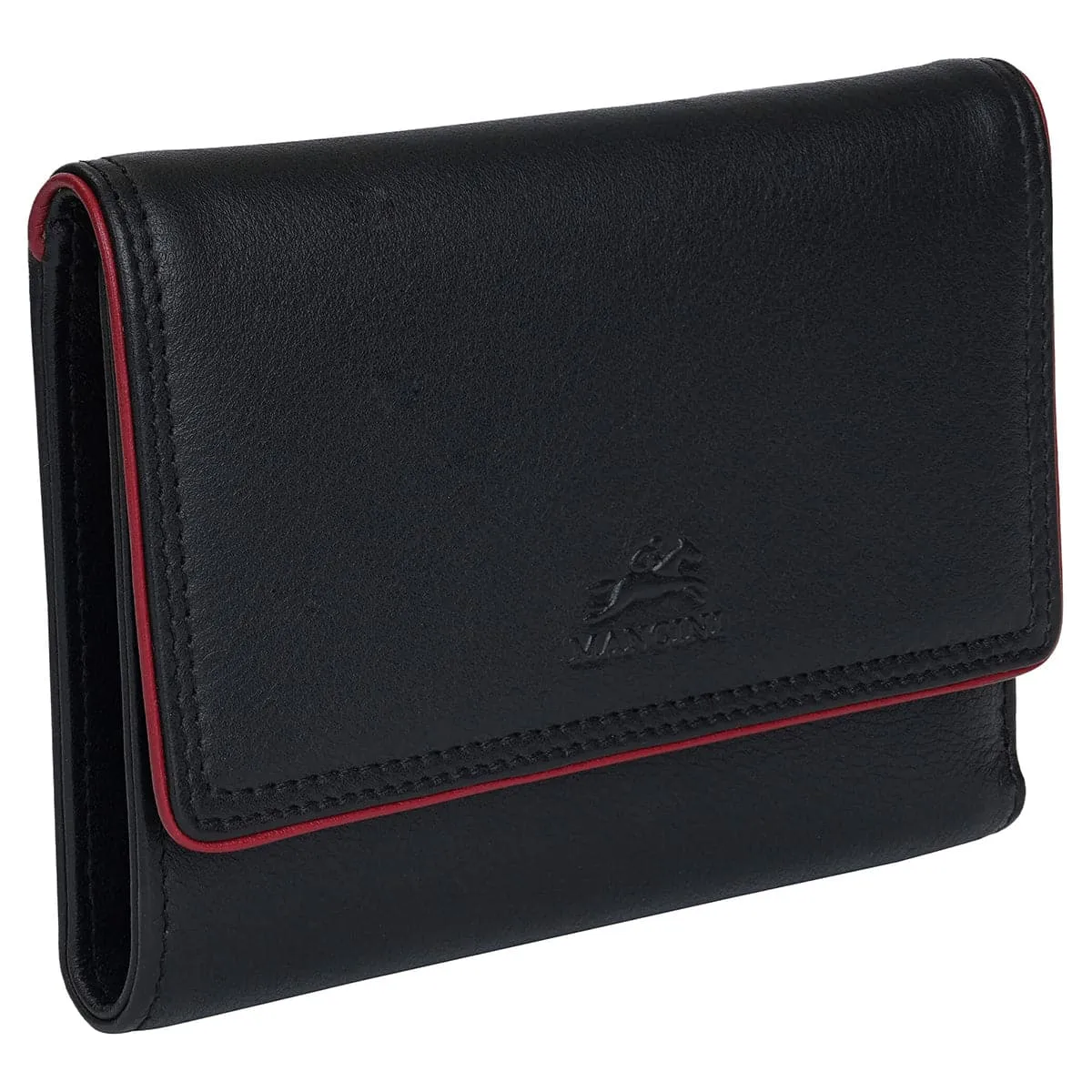 Mancini Sonoma Women's Medium Flapover Clutch Wallet with RFID Protection
