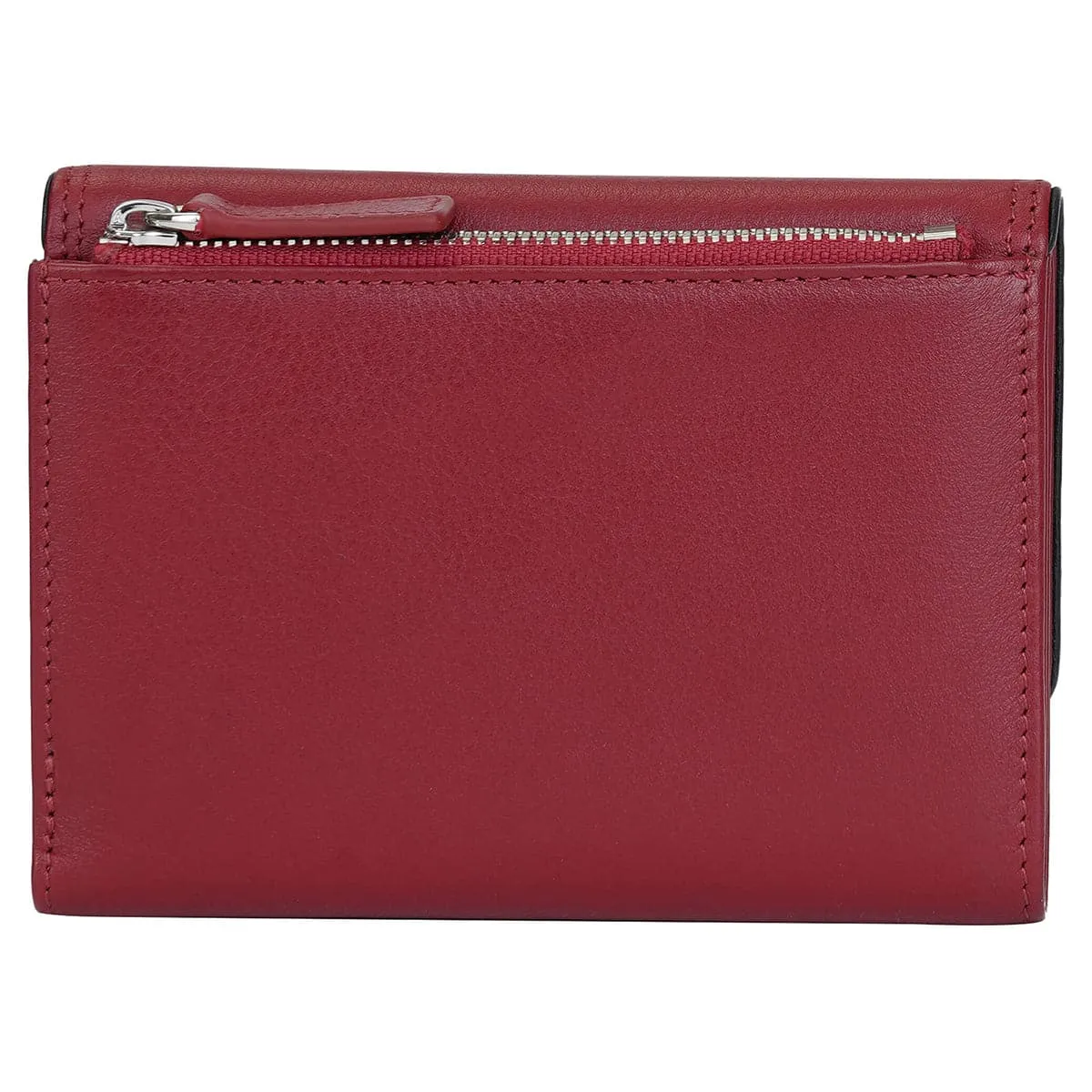 Mancini Sonoma Women's Medium Flapover Clutch Wallet with RFID Protection