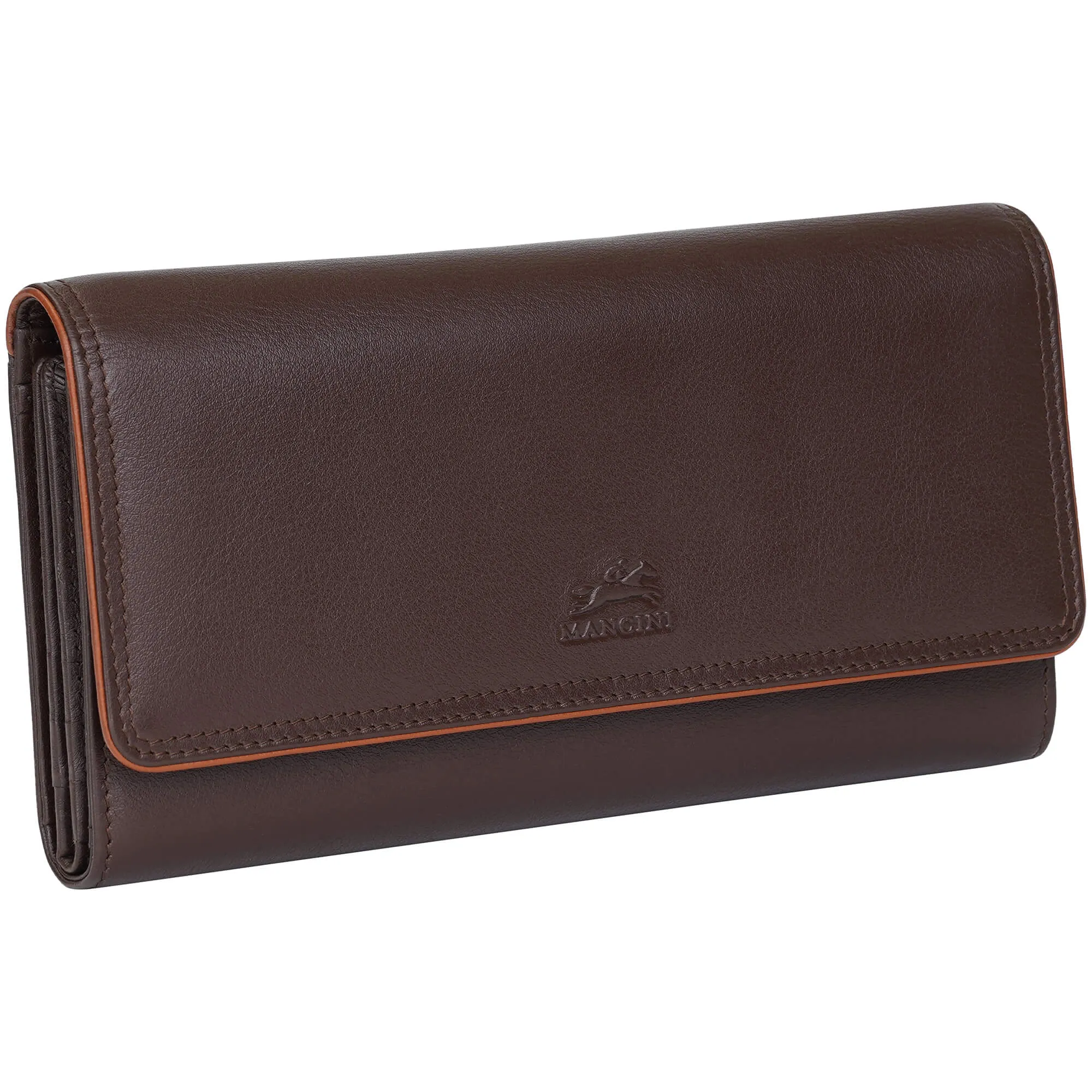 Mancini Sonoma Women's Quad fold Wallet with Enhanced RFID Protection