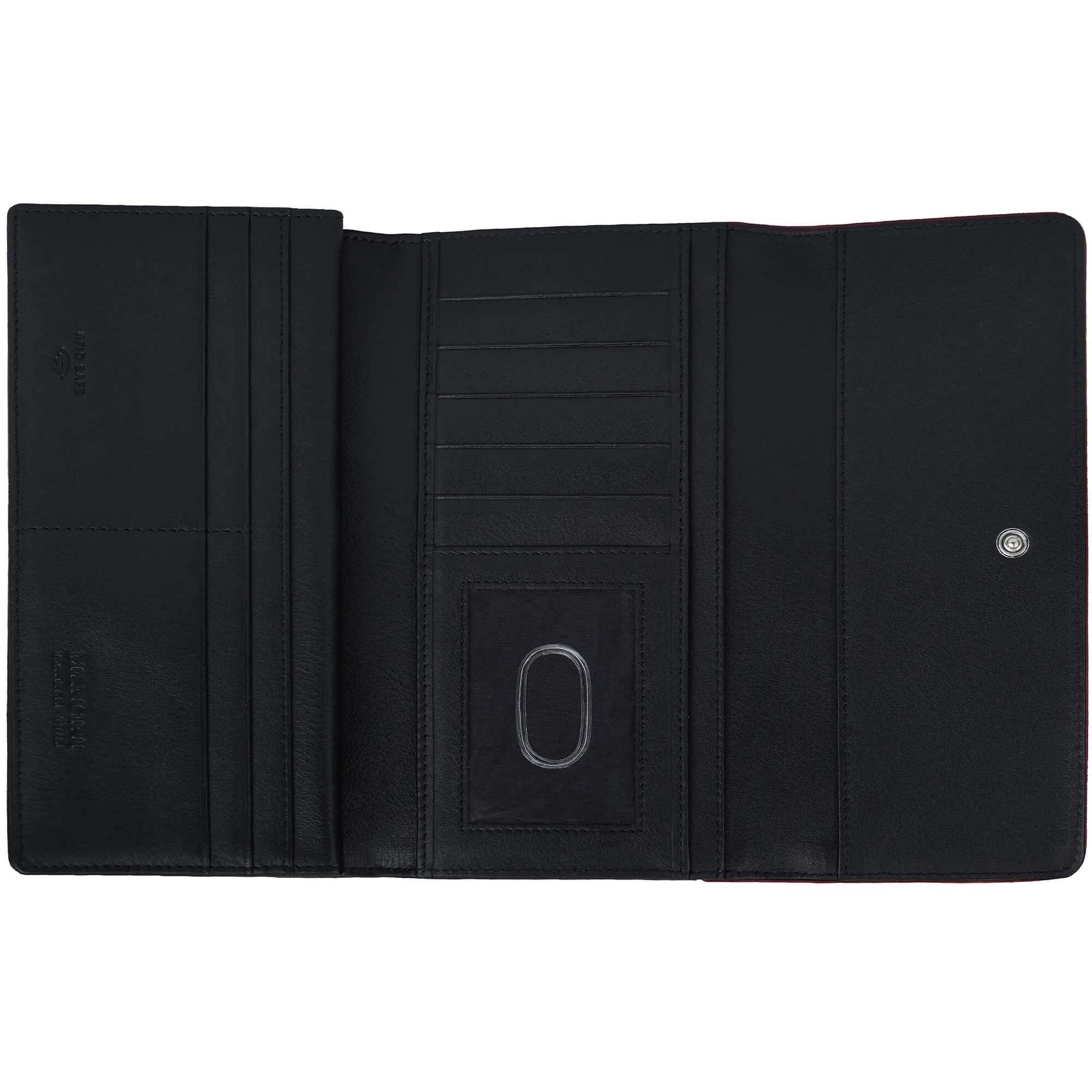 Mancini Sonoma Women's Quad fold Wallet with Enhanced RFID Protection