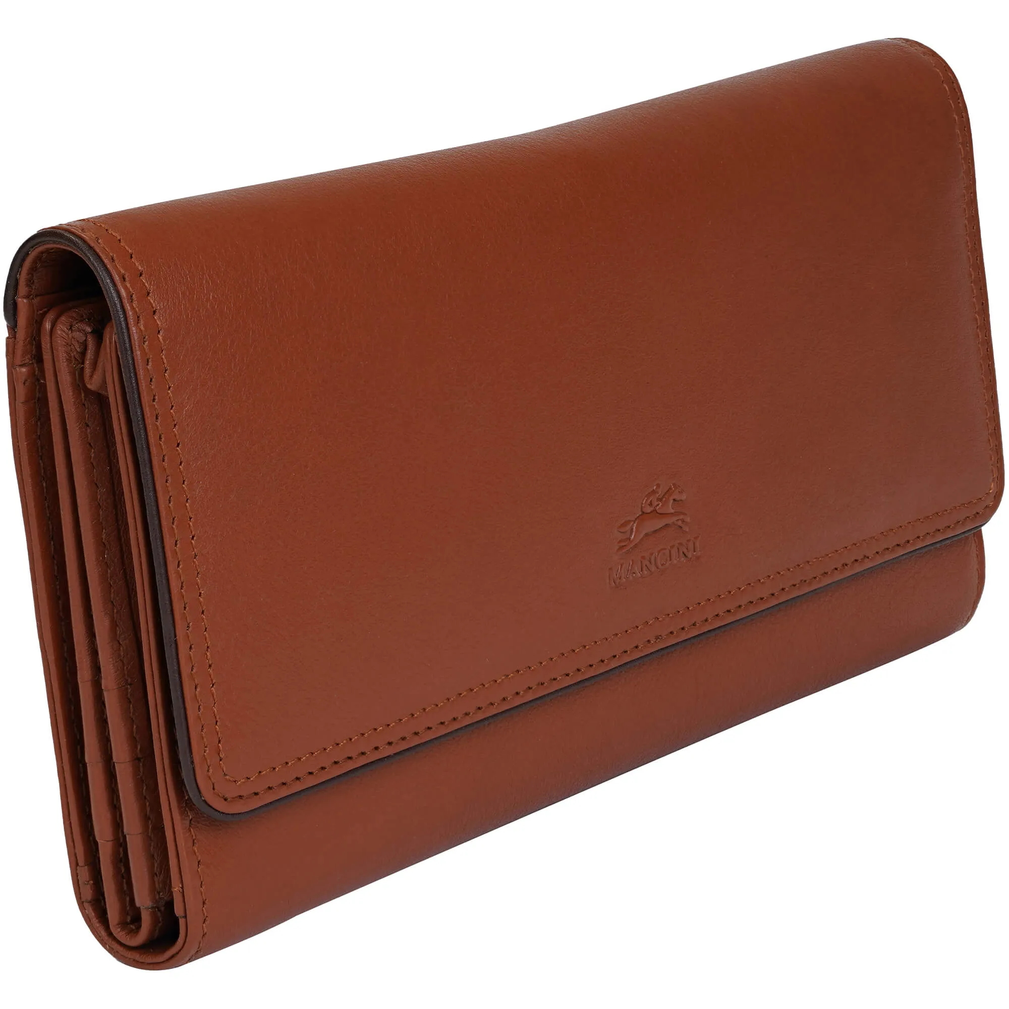 Mancini Sonoma Women's Quad fold Wallet with Enhanced RFID Protection