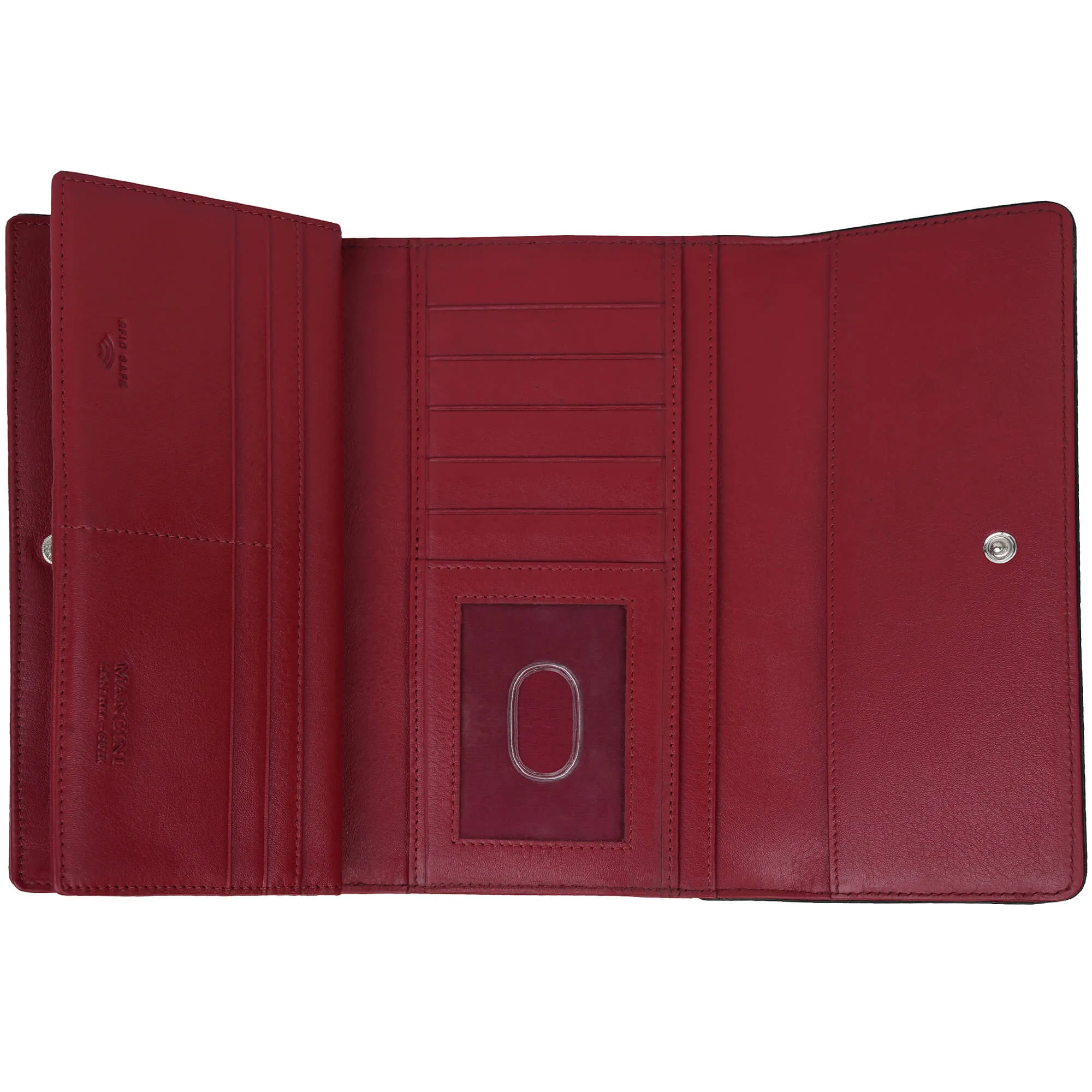 Mancini Sonoma Women's Quad fold Wallet with Enhanced RFID Protection
