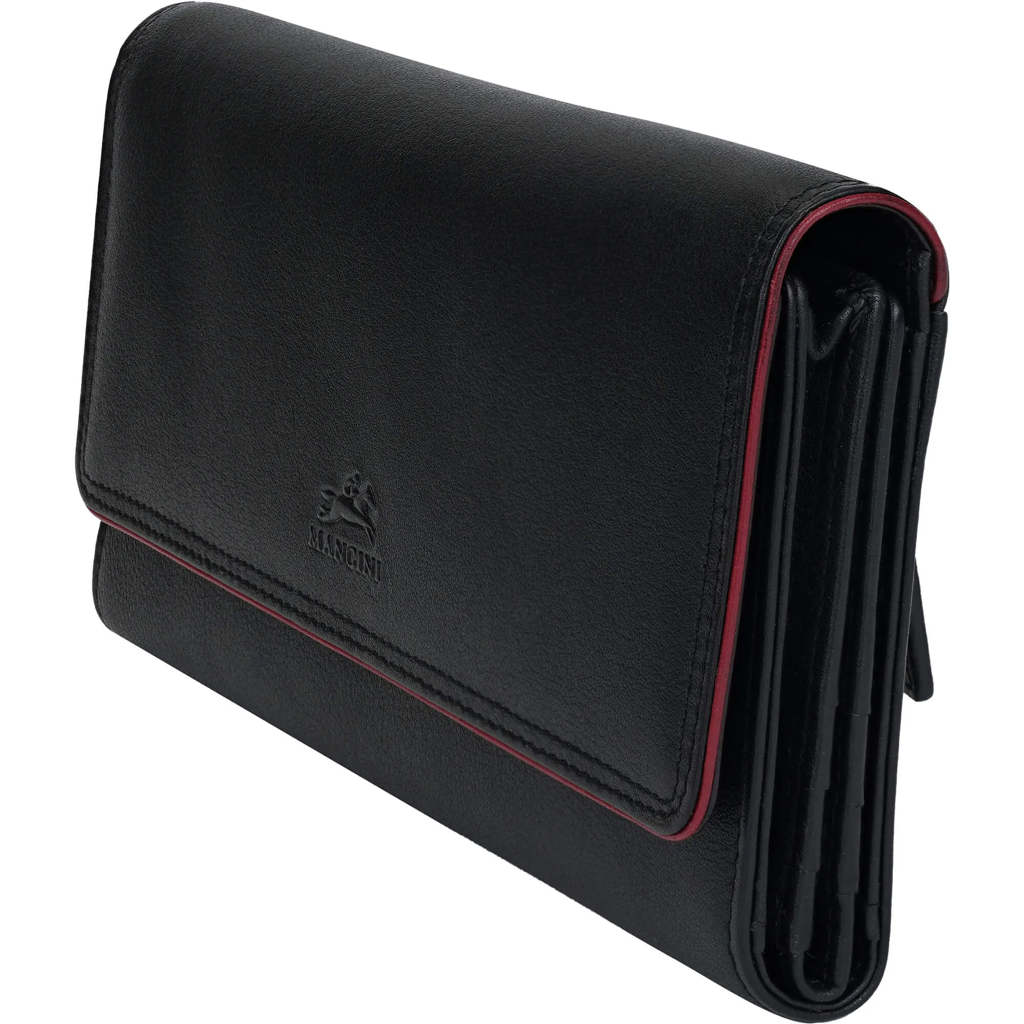 Mancini Sonoma Women's Quad fold Wallet with Enhanced RFID Protection