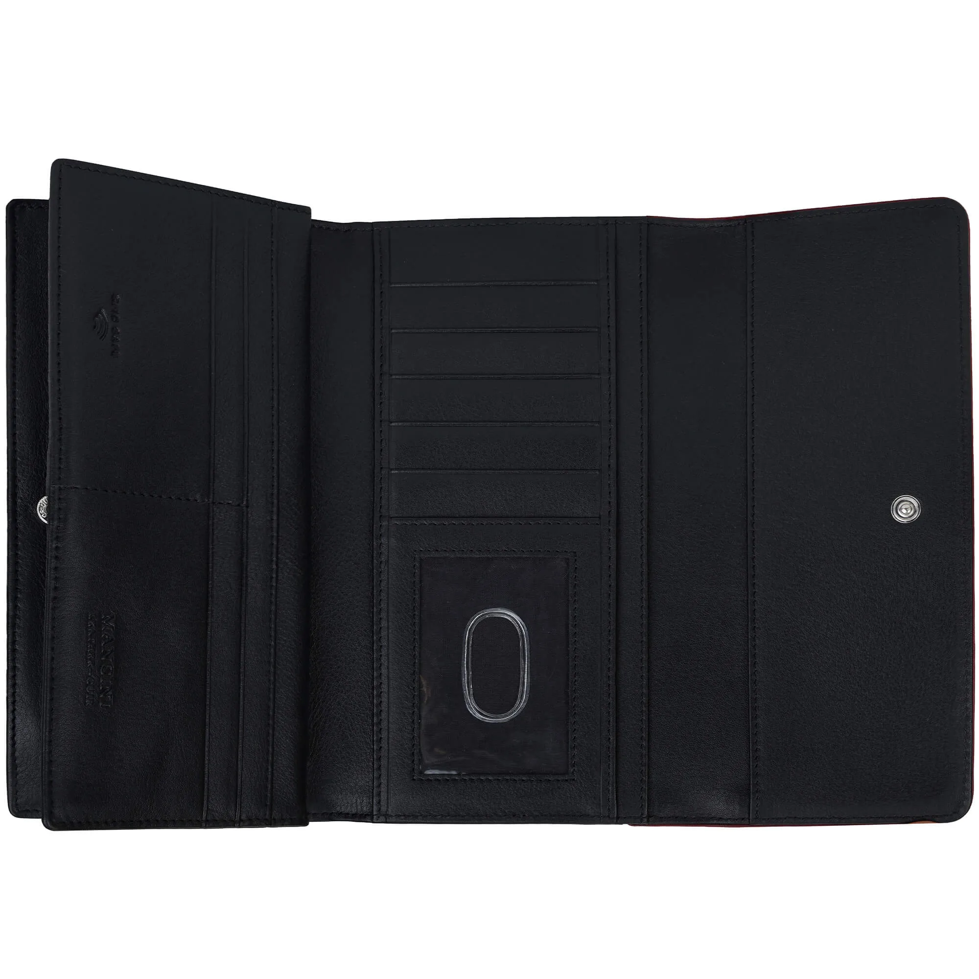 Mancini Sonoma Women's Quad fold Wallet with Enhanced RFID Protection