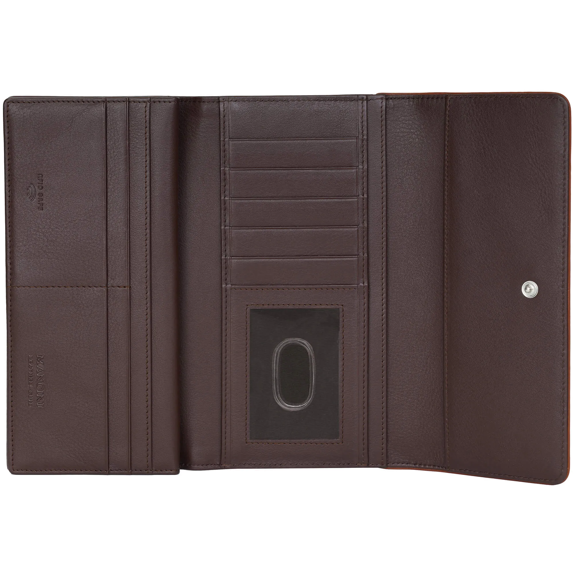 Mancini Sonoma Women's Quad fold Wallet with Enhanced RFID Protection