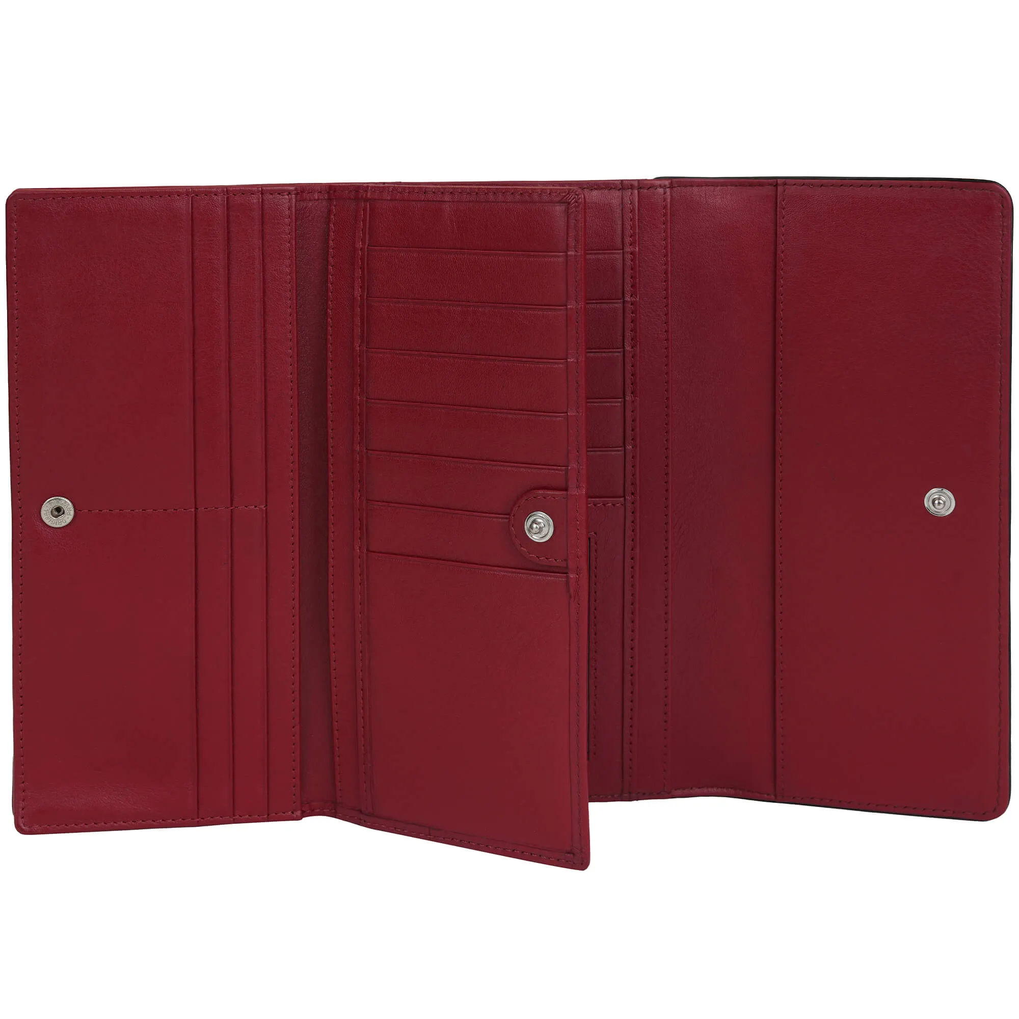 Mancini Sonoma Women's Quad fold Wallet with Enhanced RFID Protection