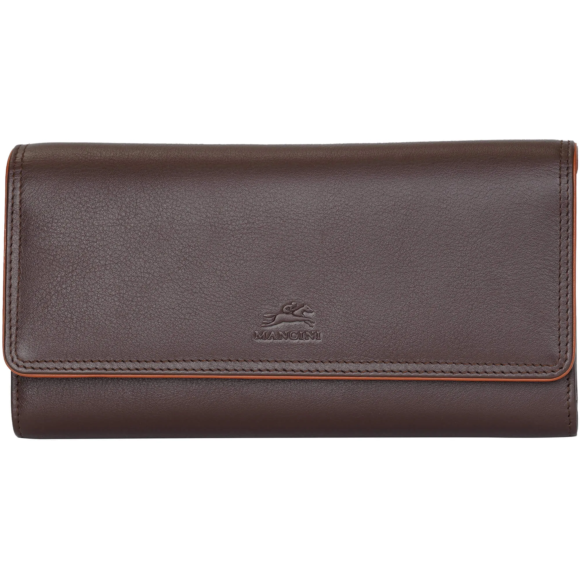 Mancini Sonoma Women's Quad fold Wallet with Enhanced RFID Protection