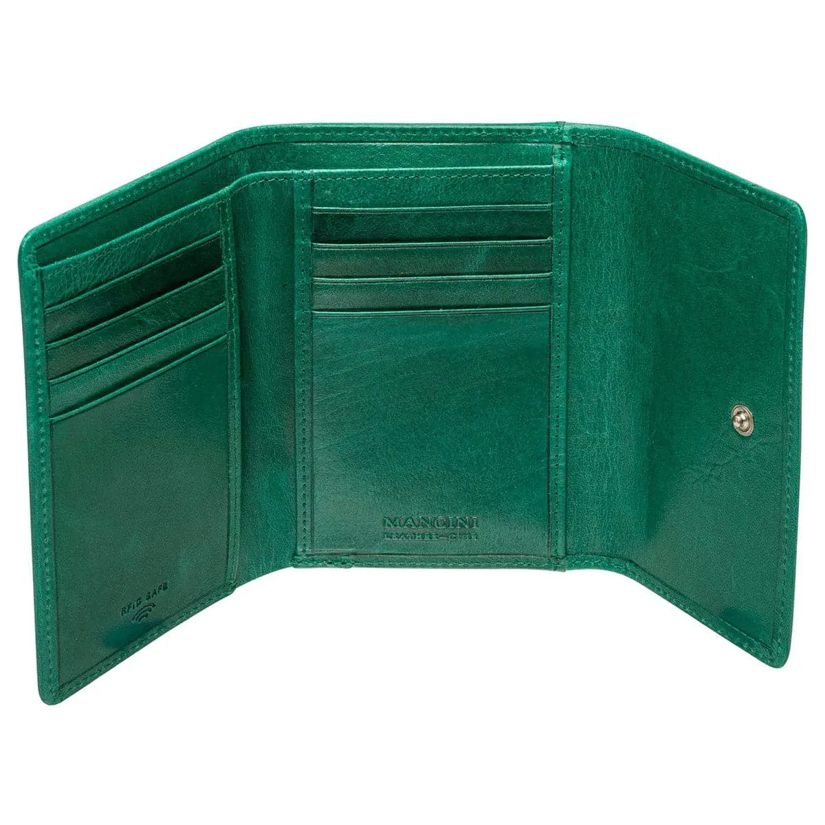 Mancini South Beach RFID Secure Medium Clutch Wallet