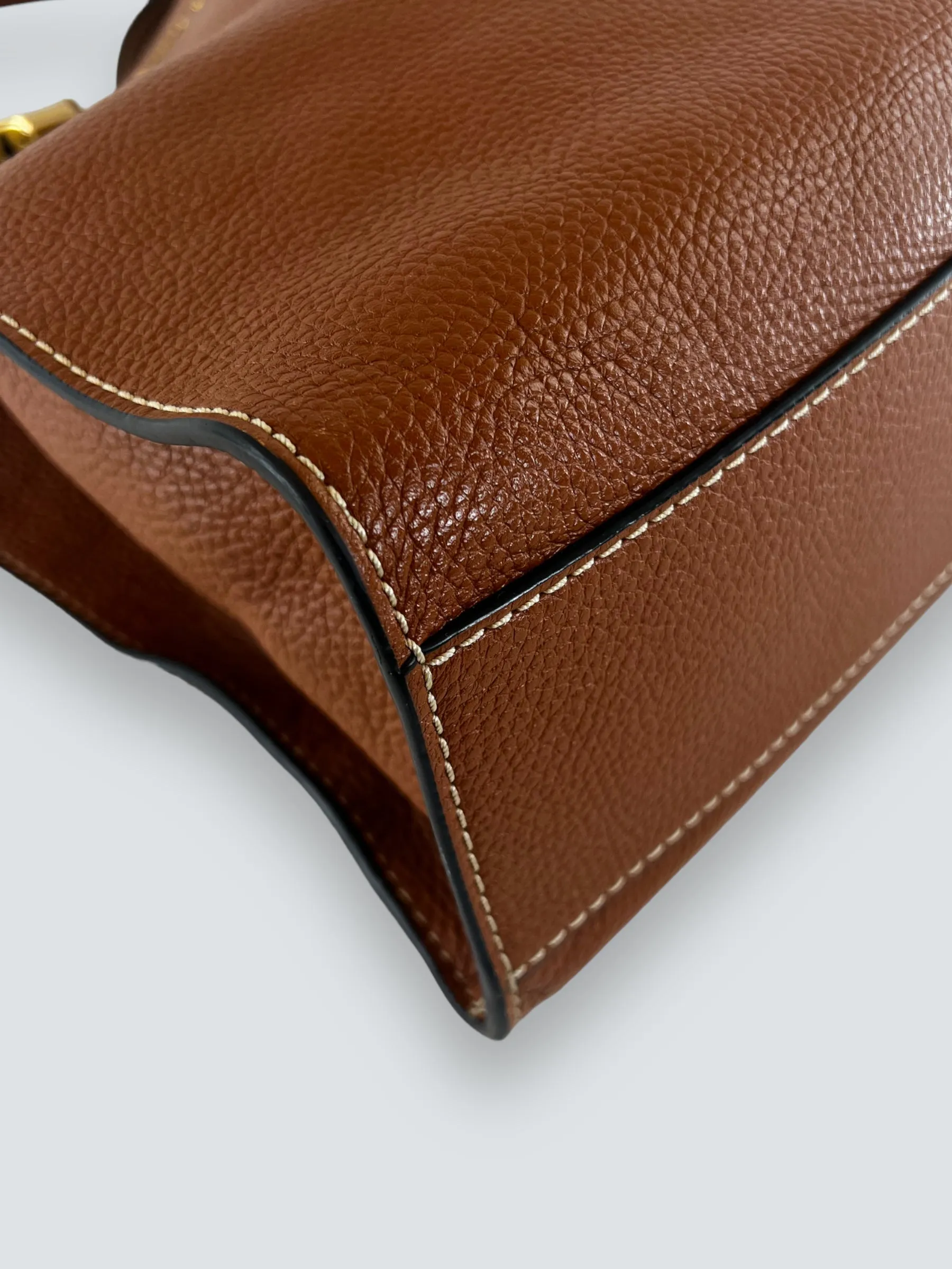 Marc Jacobs Tan Leather Large Grind Tote