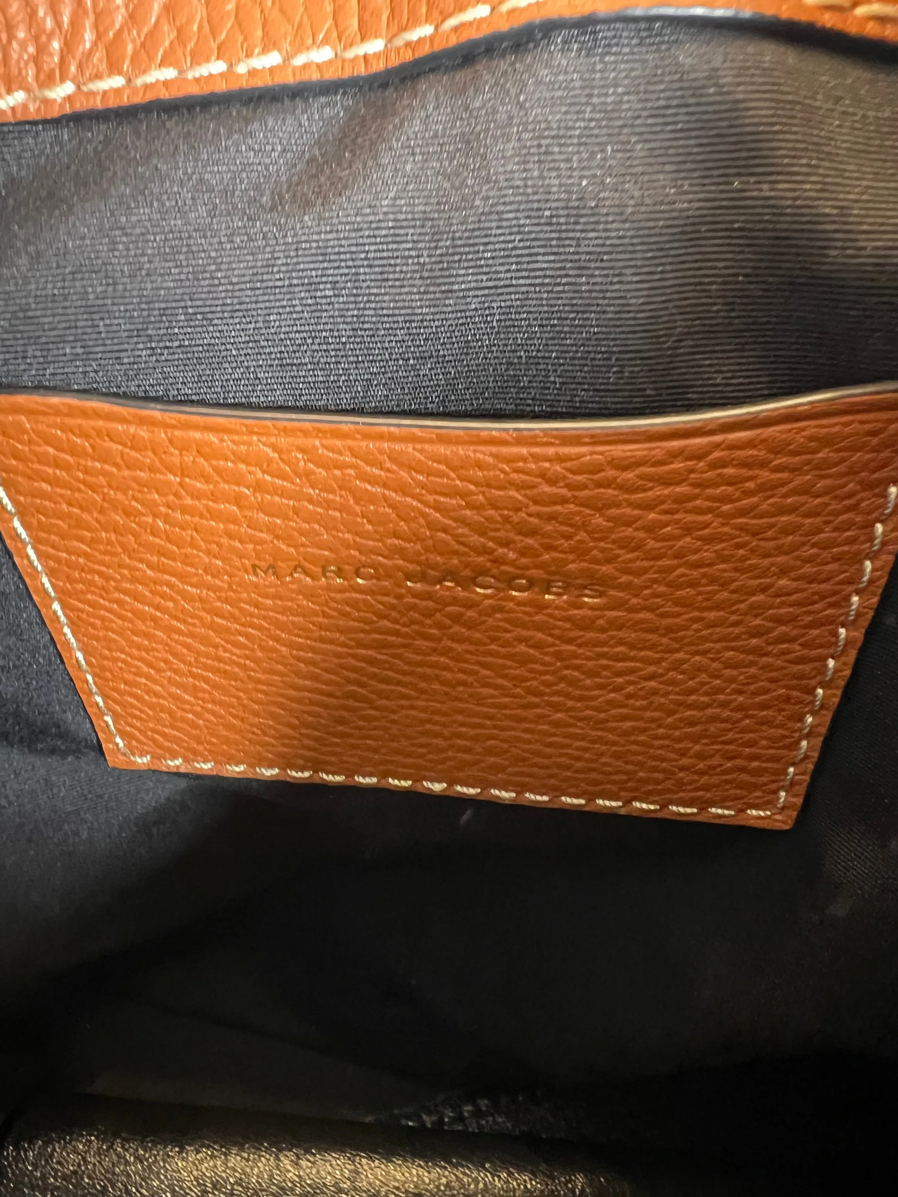 Marc Jacobs Tan Leather Large Grind Tote