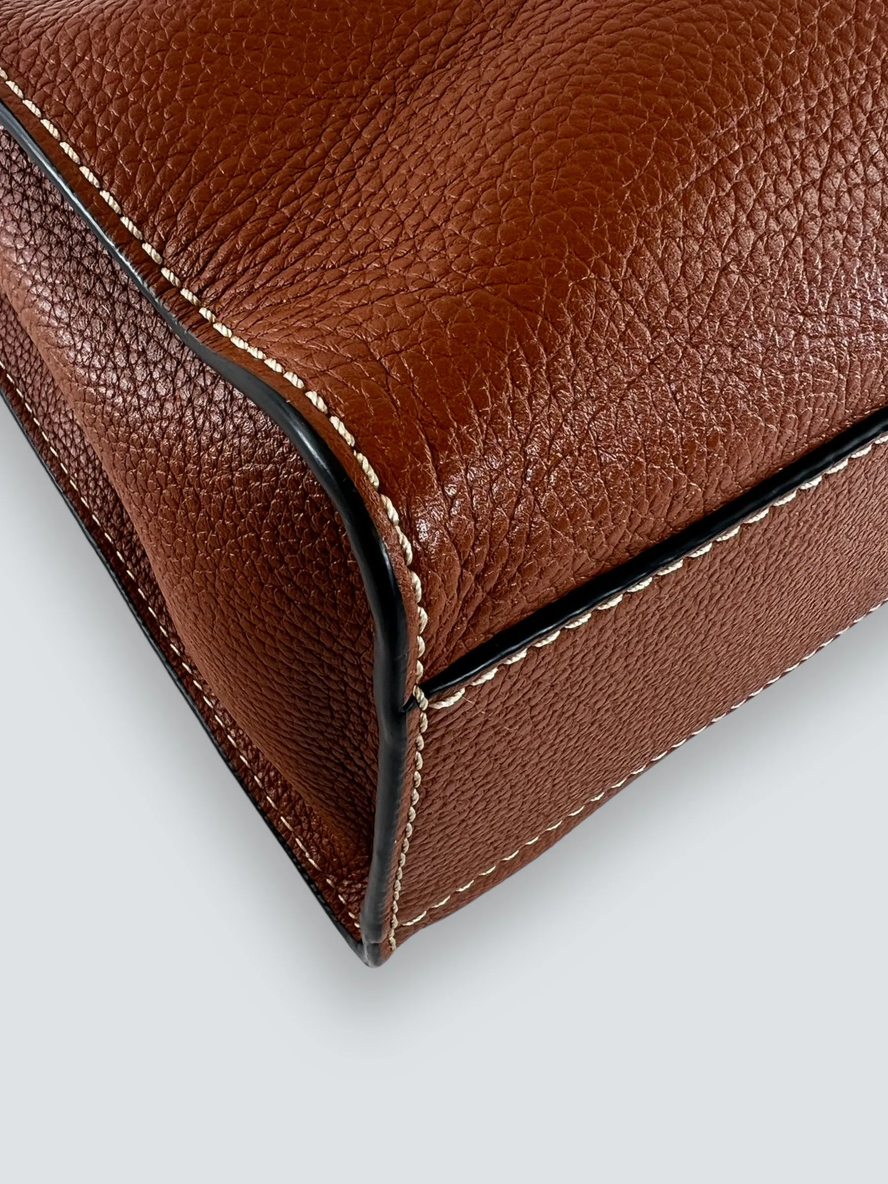 Marc Jacobs Tan Leather Large Grind Tote
