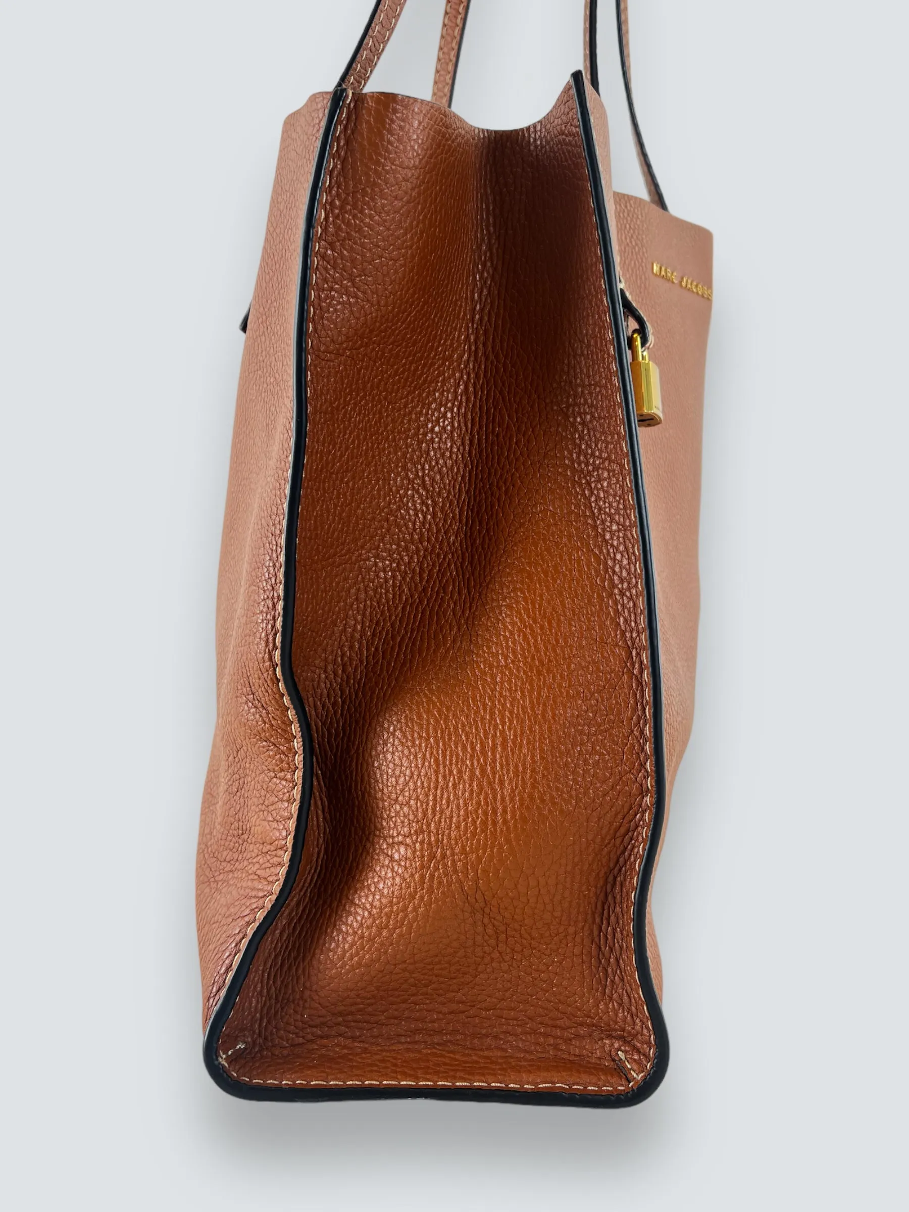Marc Jacobs Tan Leather Large Grind Tote