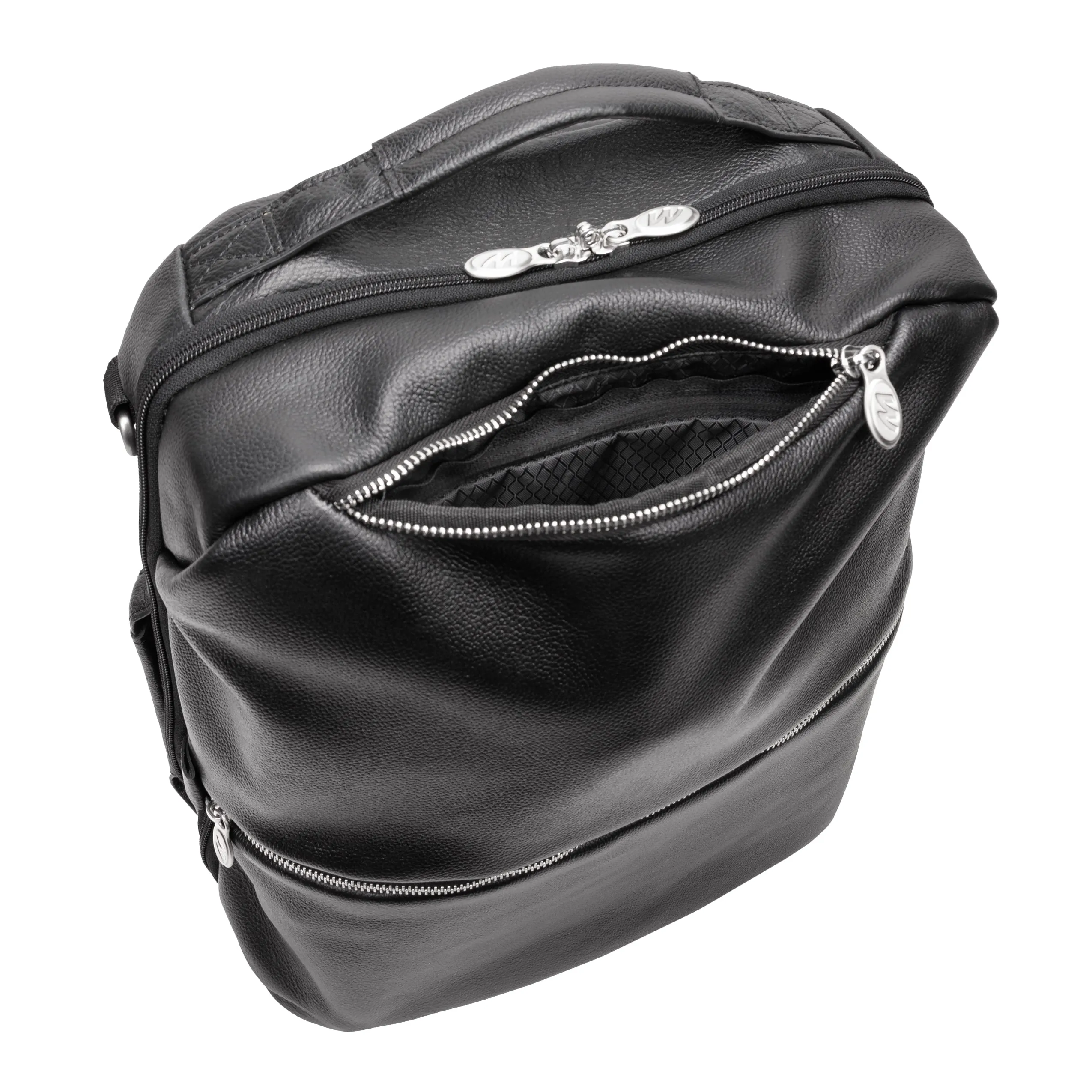 McKlein USA East Side 17" Nylon 2-In-1 Laptop & Tablet Convertible Travel Backpack & Cross-Body