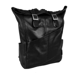 McKlein USA Kennedy 17" Leather Dual Access Laptop Backpack