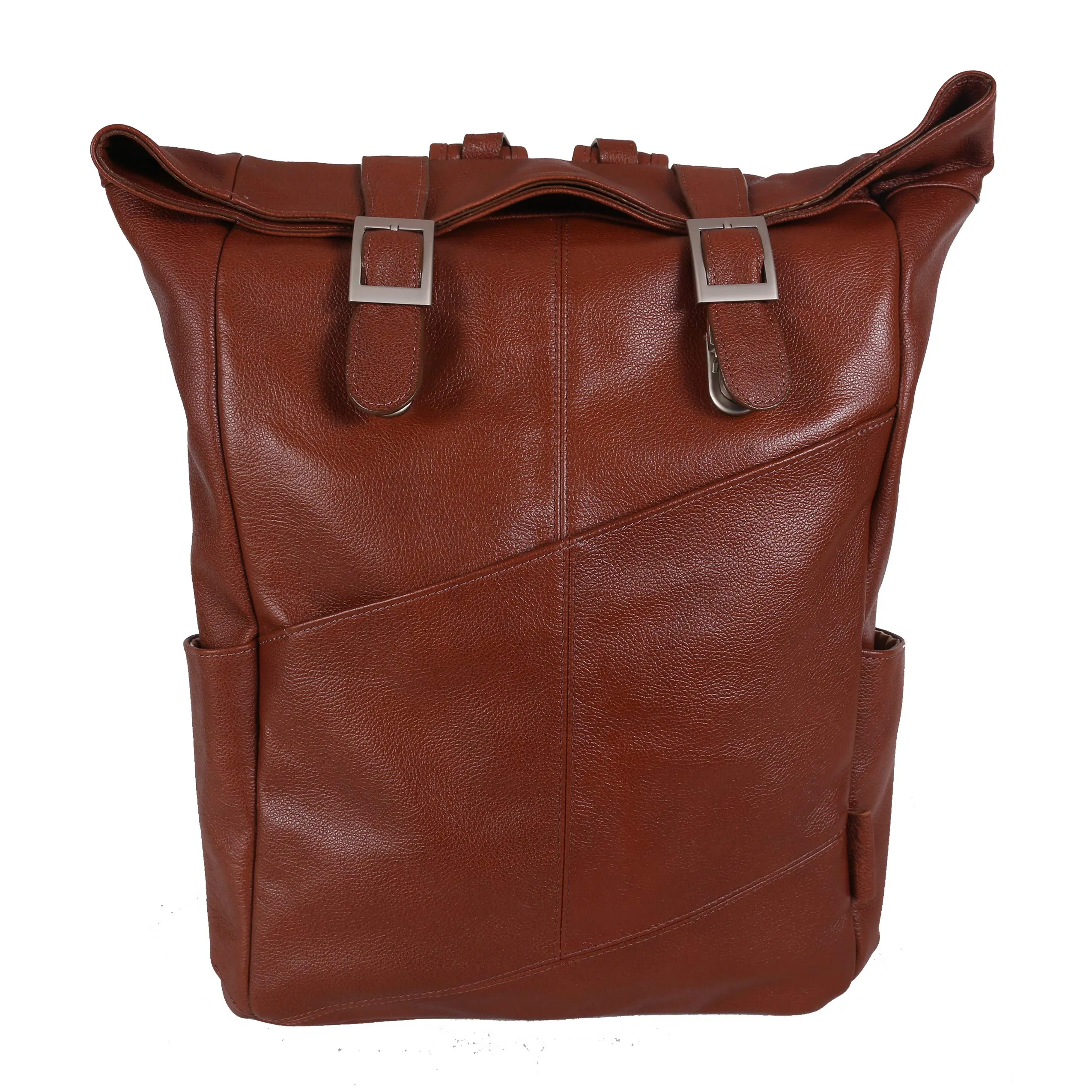 McKlein USA Kennedy 17" Leather Dual Access Laptop Backpack