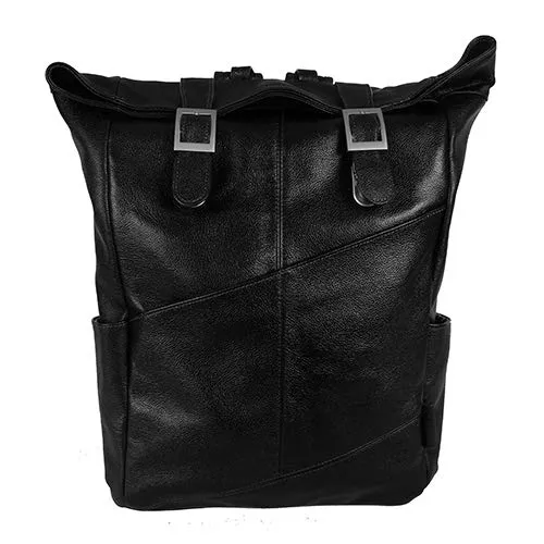 McKlein USA Kennedy 17" Leather Dual Access Laptop Backpack