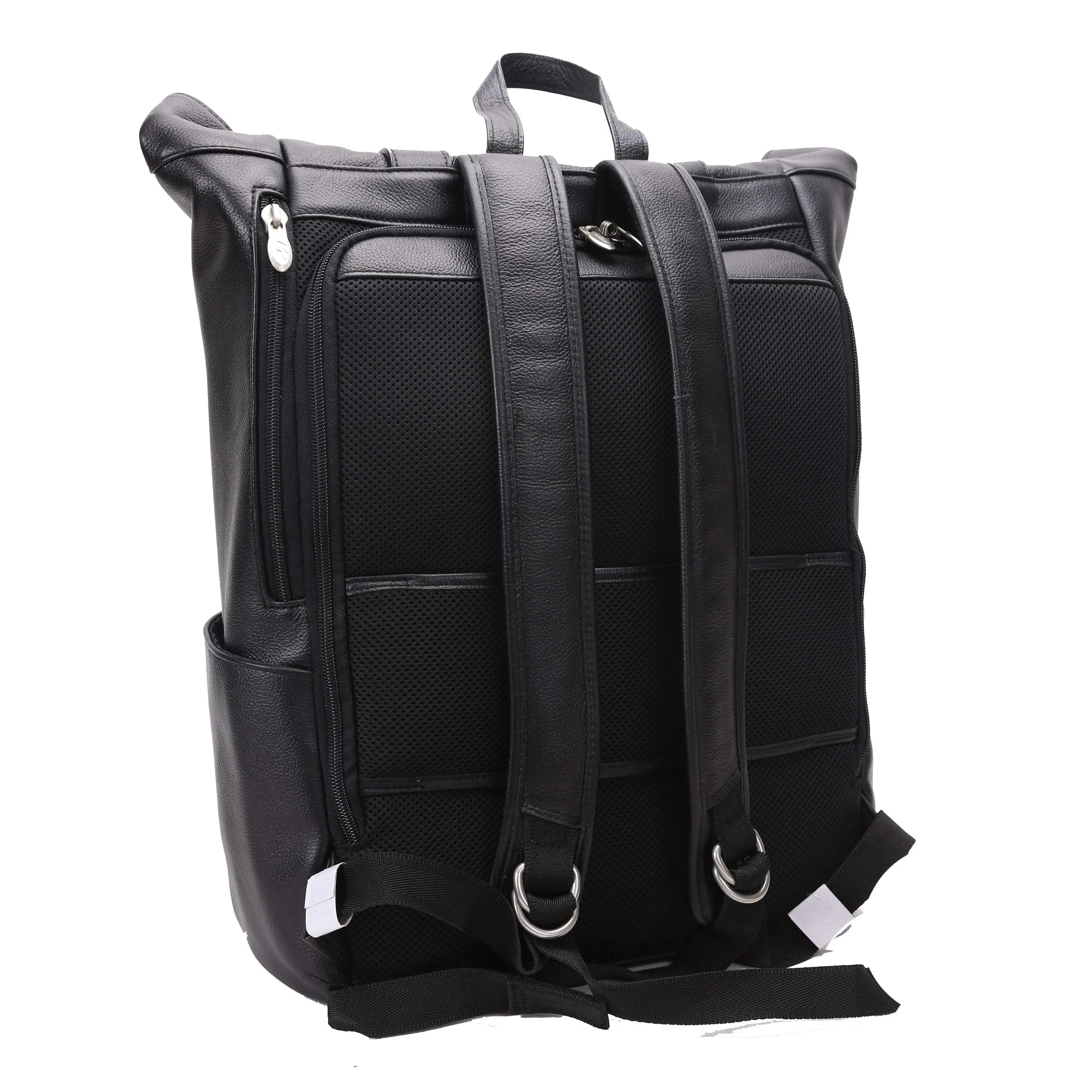 McKlein USA Kennedy 17" Leather Dual Access Laptop Backpack