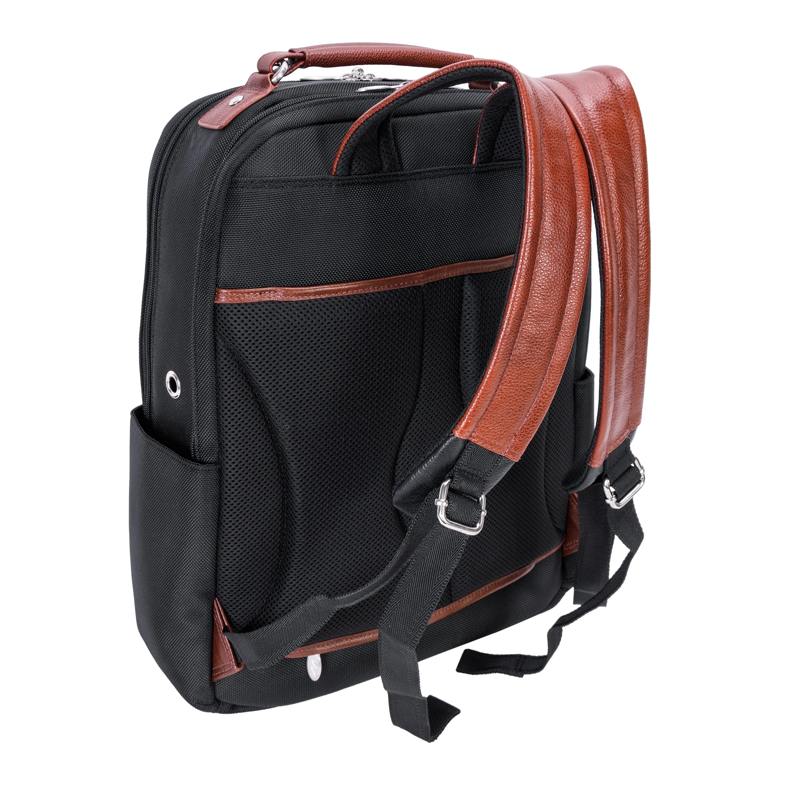 McKlein USA Logan 17" Nylon Two-Tone Dual-Compartment Laptop & Tablet Backpack