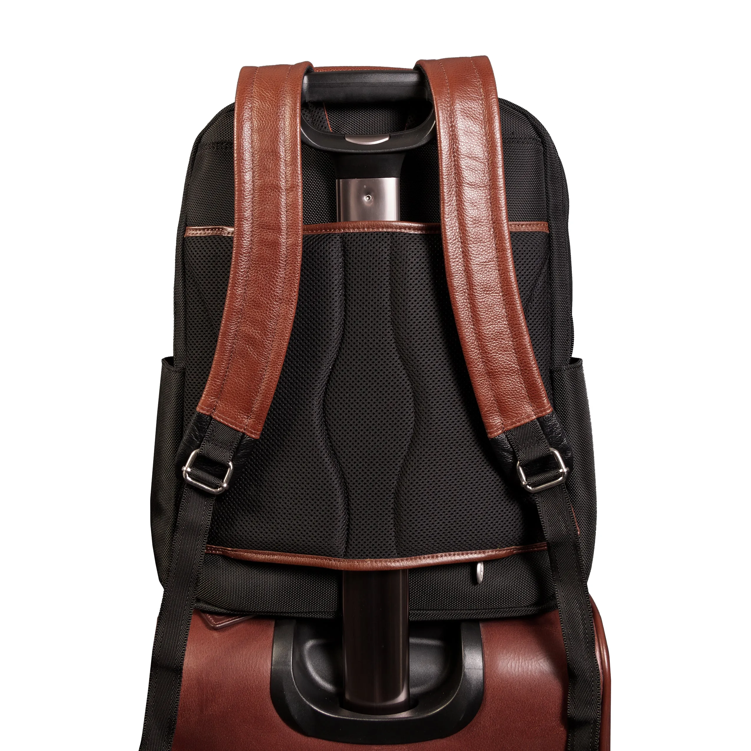 McKlein USA Logan 17" Nylon Two-Tone Dual-Compartment Laptop & Tablet Backpack