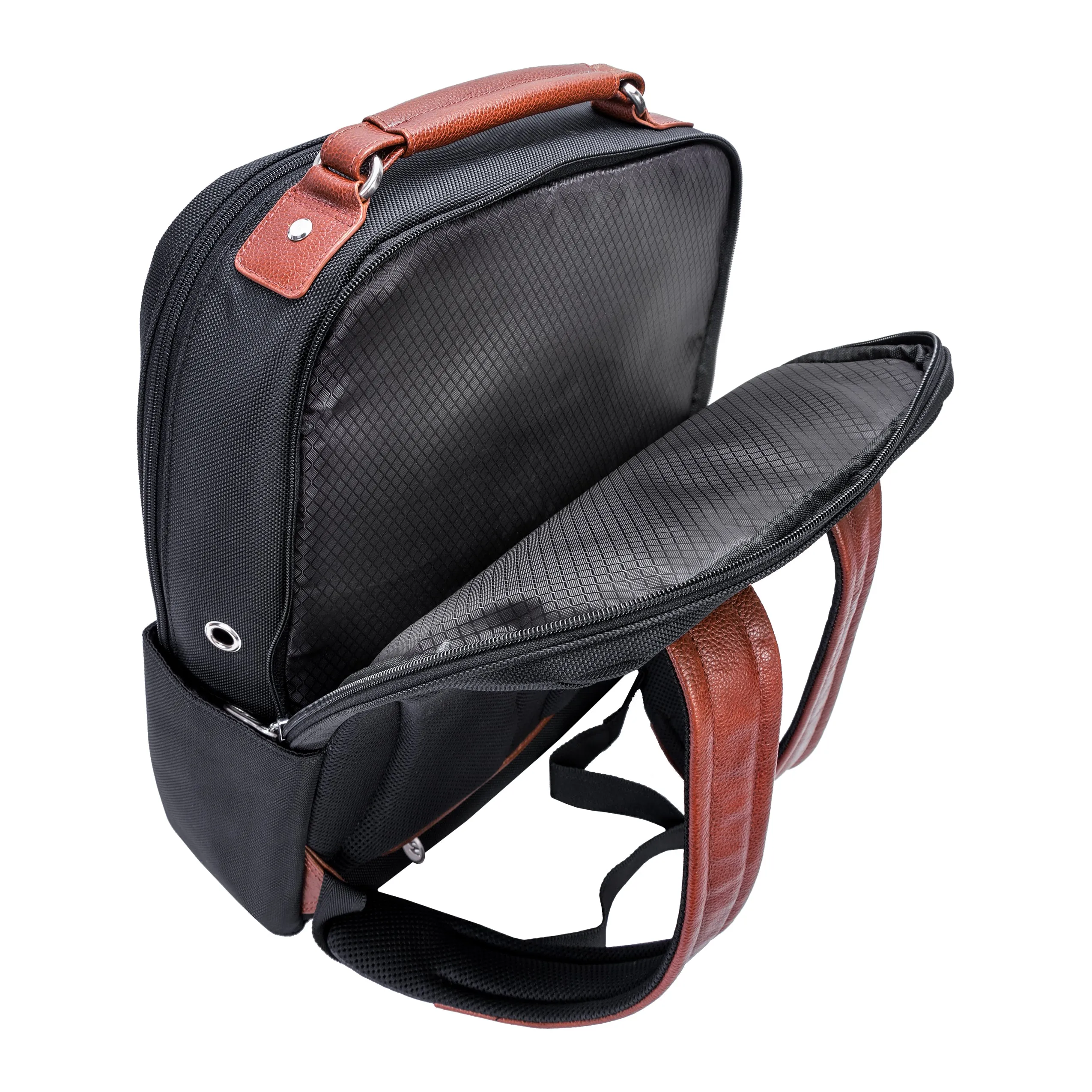 McKlein USA Logan 17" Nylon Two-Tone Dual-Compartment Laptop & Tablet Backpack