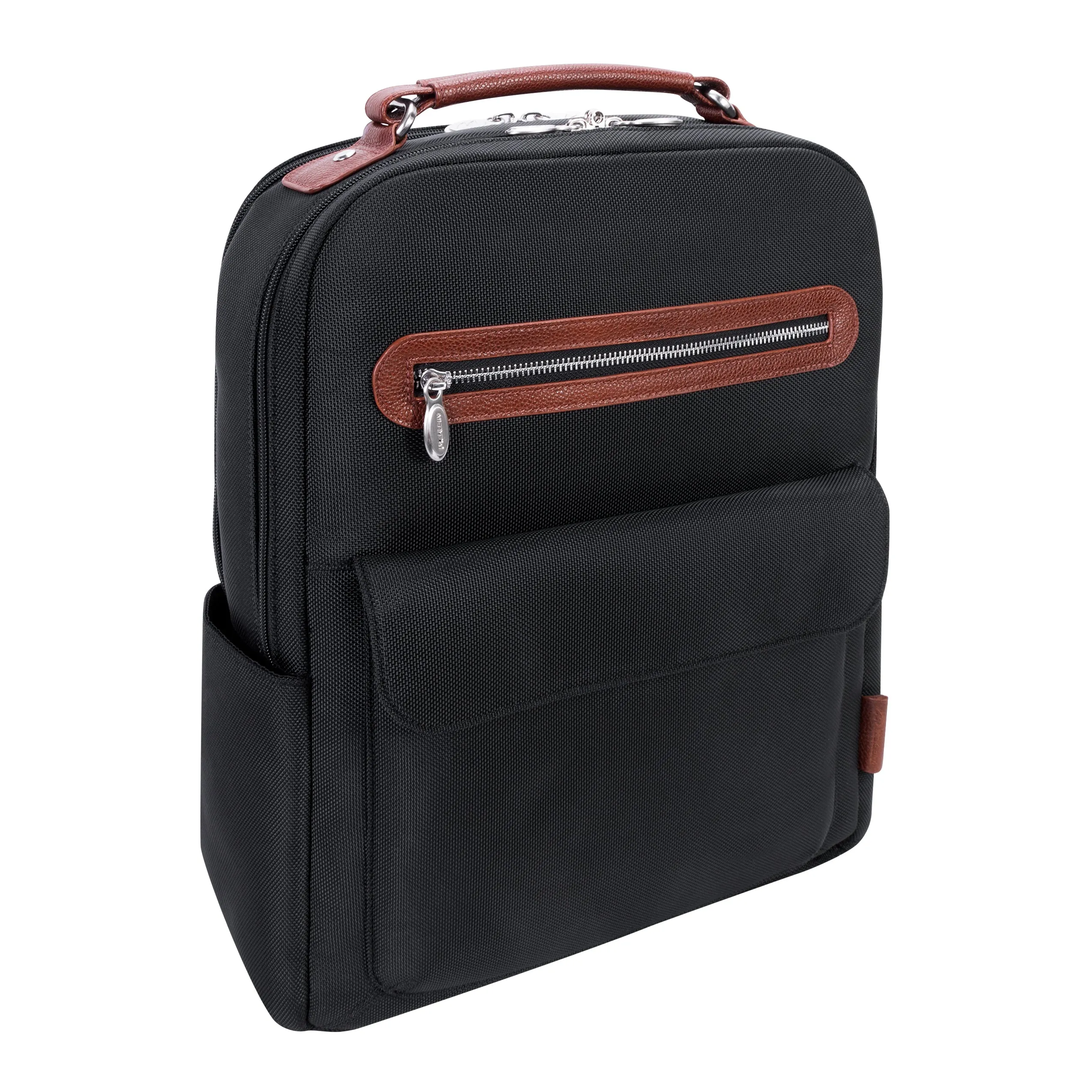 McKlein USA Logan 17" Nylon Two-Tone Dual-Compartment Laptop & Tablet Backpack