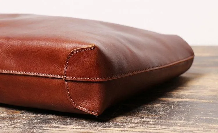 Minimalist Full Grain Leather Tote Bag Casual Leather Bag Women Large Shopper Bag Leather Diaper Bag Slouchy Tote Top Handle Shoulder Bag