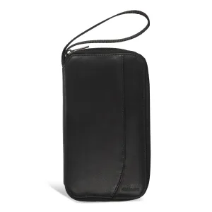 Onyx / Leather Multi Passport Case *Drop Ship*