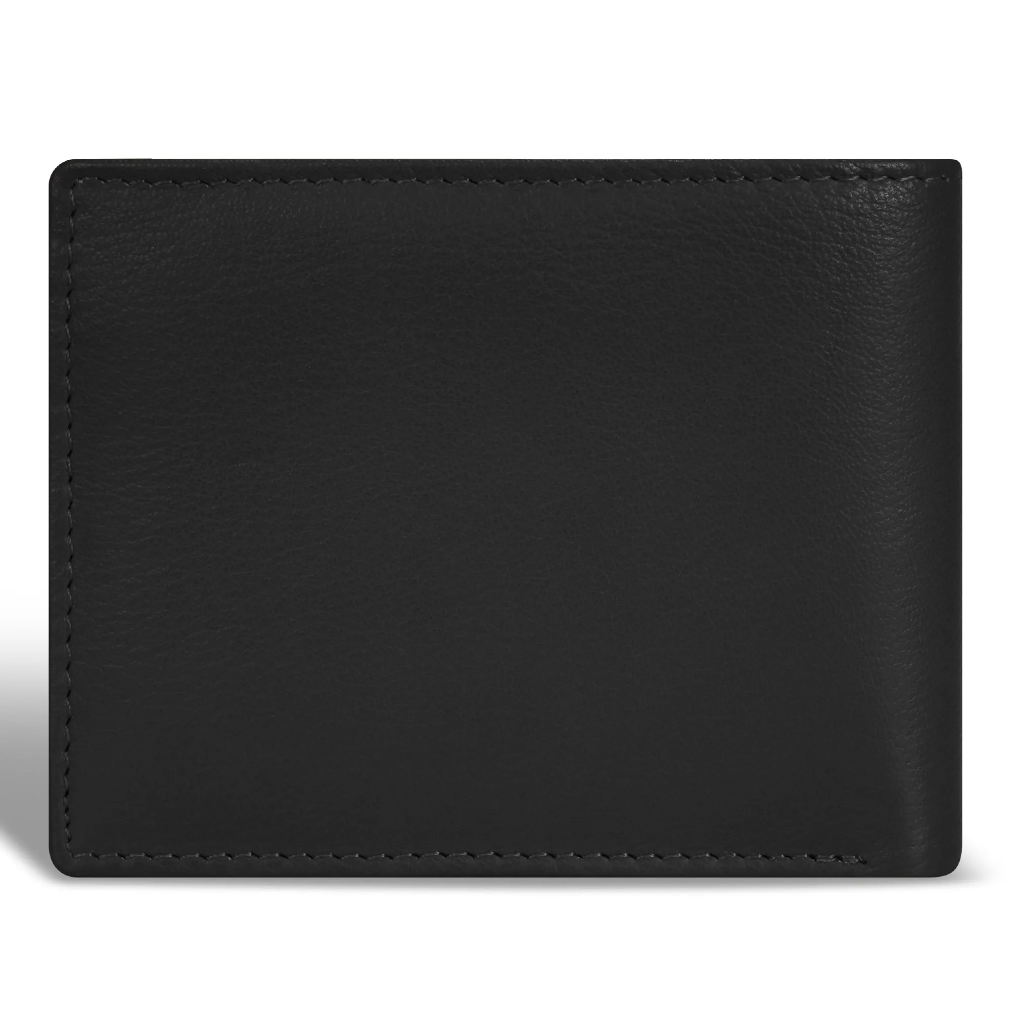 Onyx / Leather Zip Bi-Fold Wallet *Drop Ship*